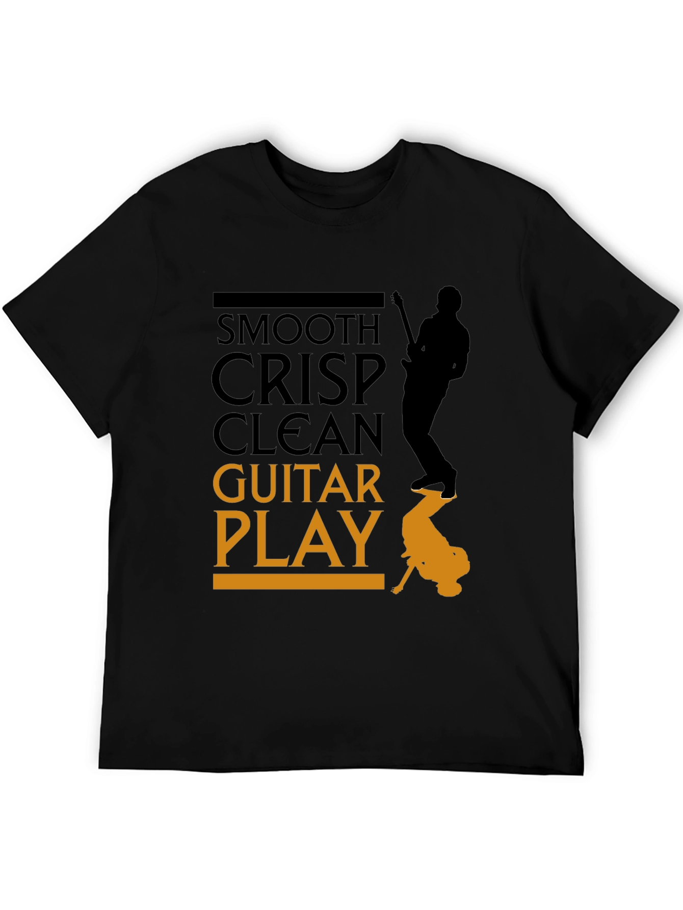 Smooth Guitar Play Graphic T-Shirt
