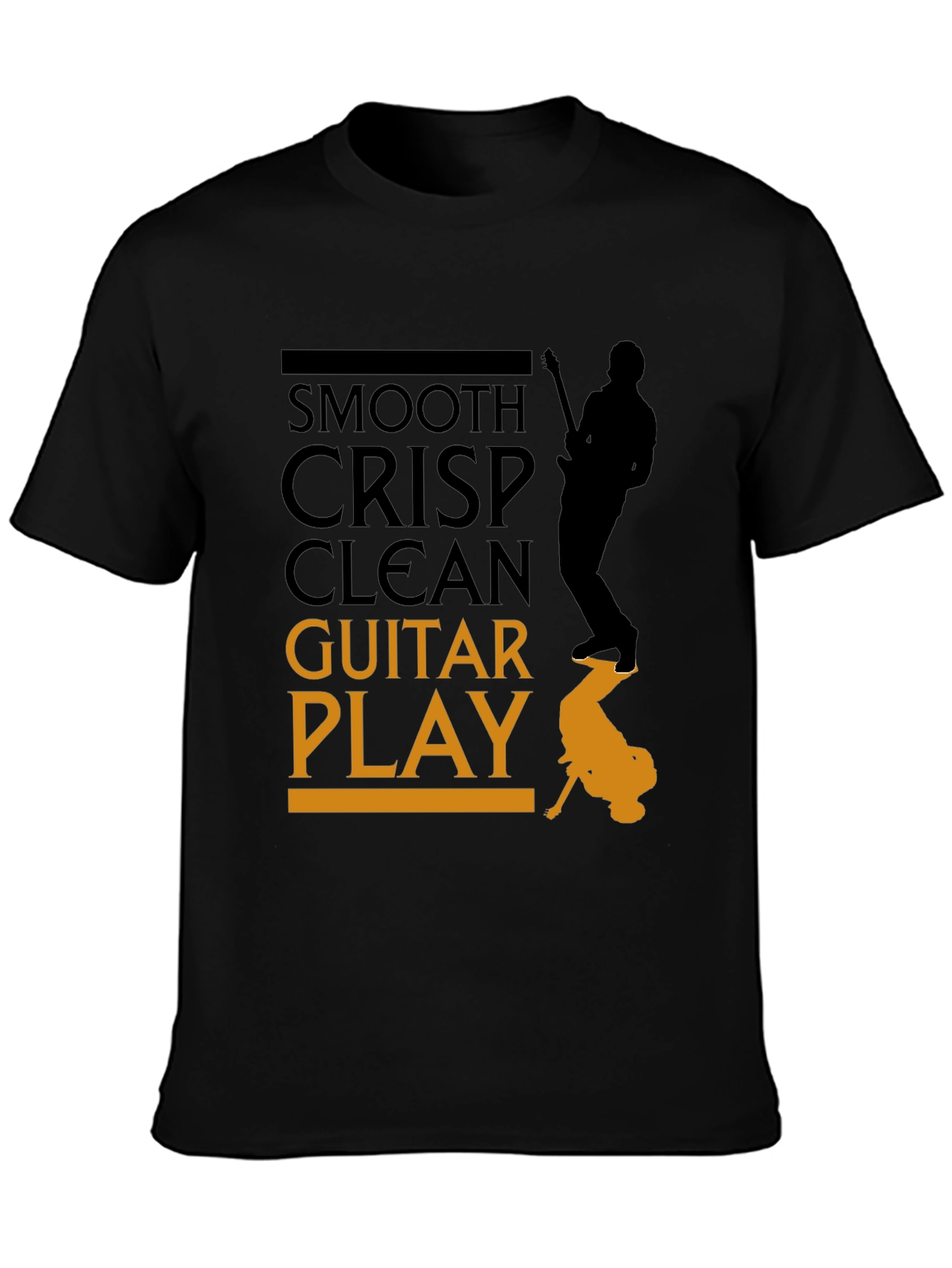 Smooth Guitar Play Graphic T-Shirt