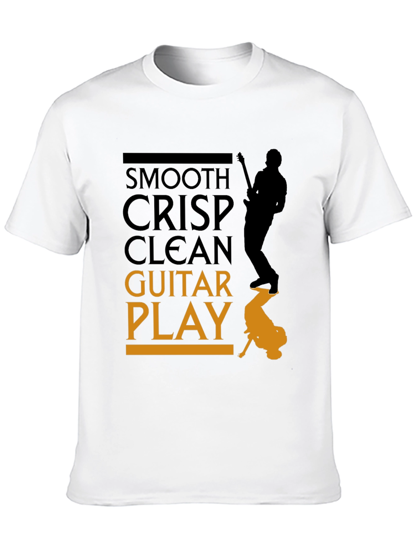 Smooth Guitar Play Graphic T-Shirt