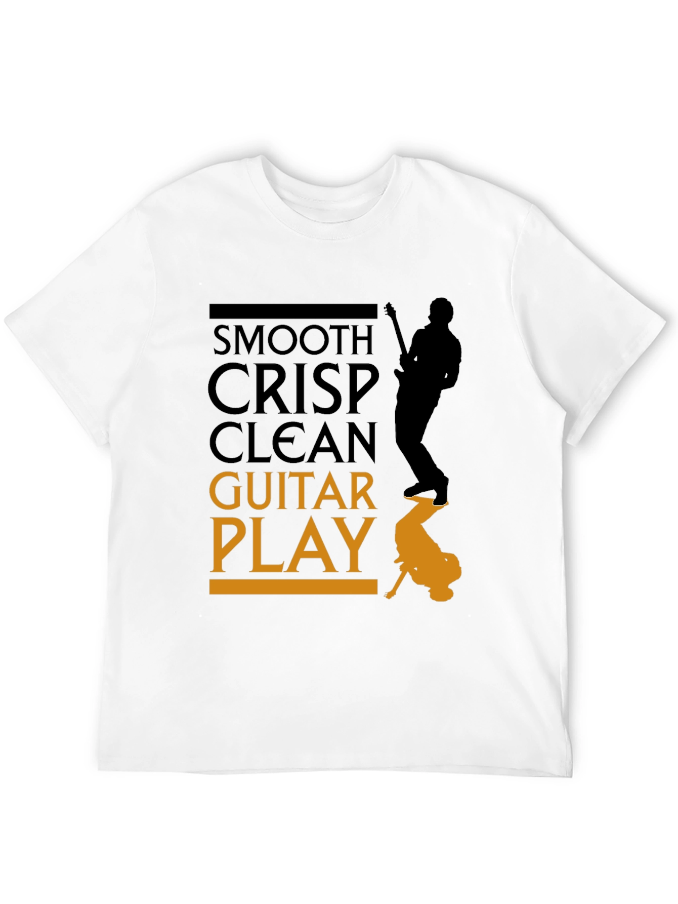 Smooth Guitar Play Graphic T-Shirt
