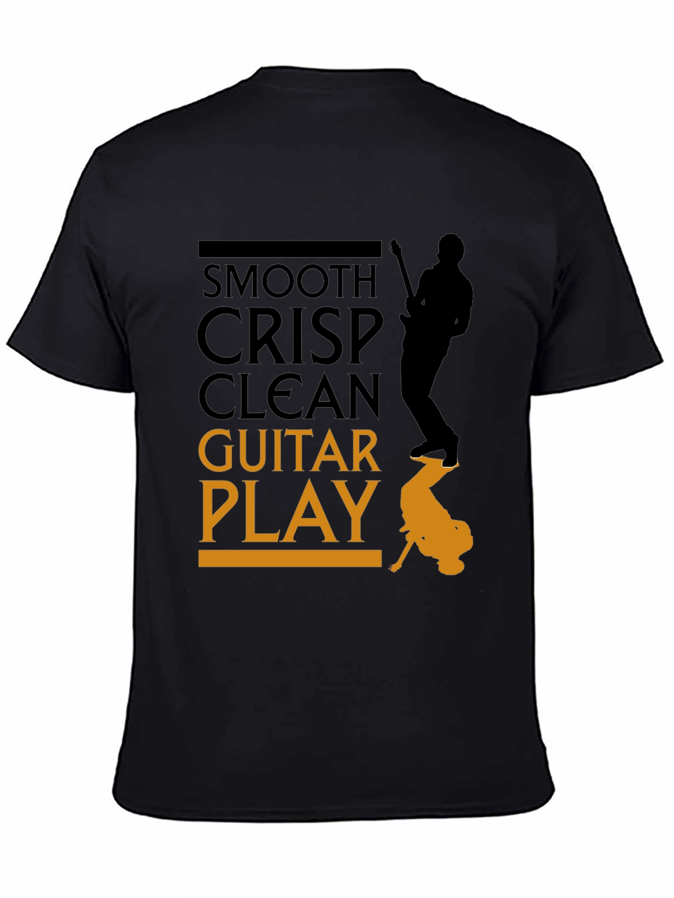 Smooth Guitar Play Graphic T-Shirt
