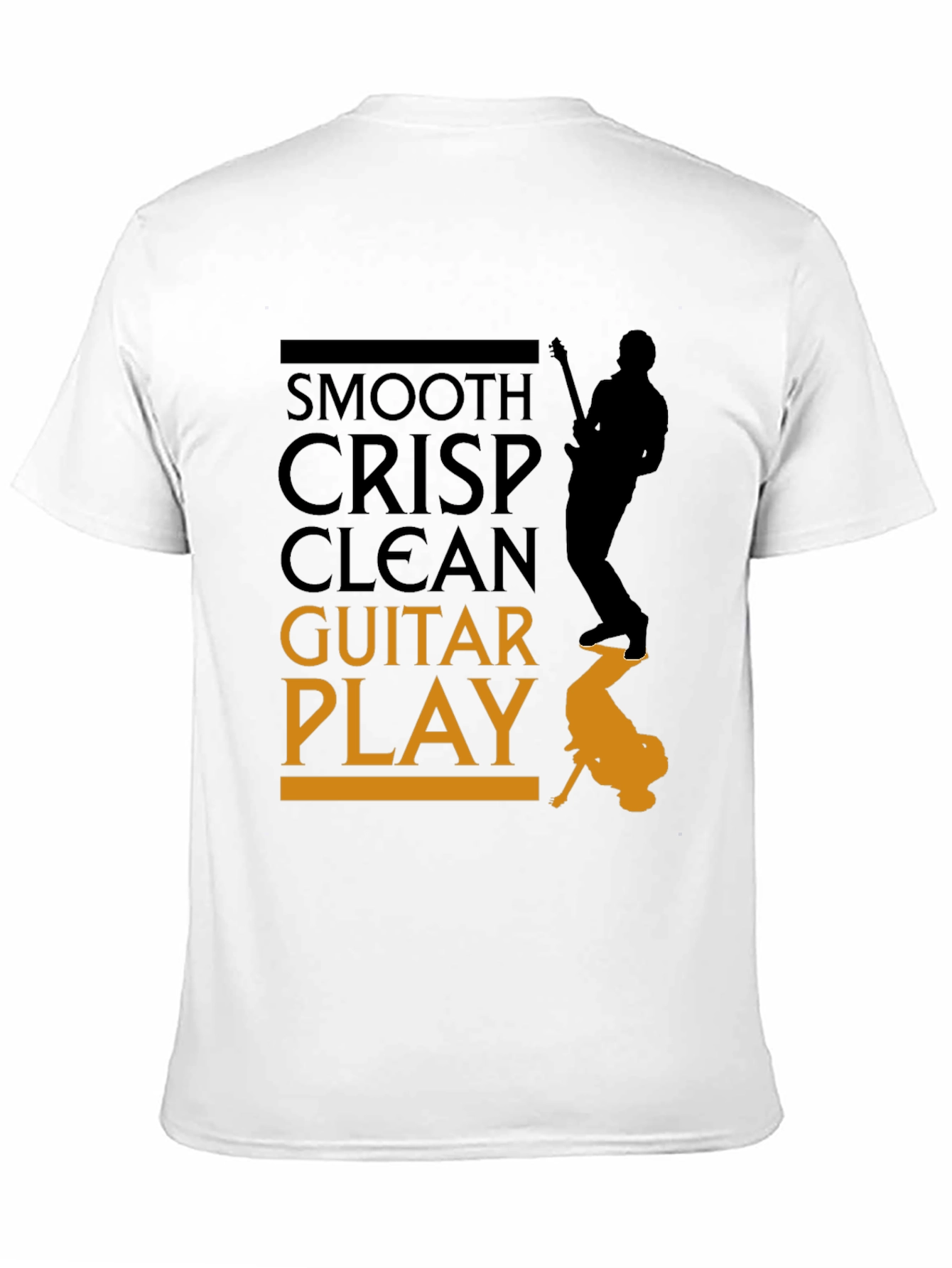Smooth Guitar Play Graphic T-Shirt