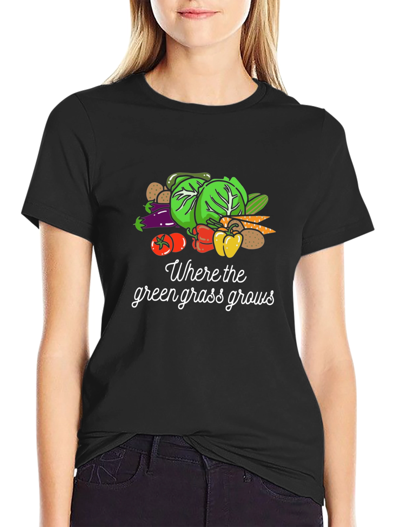 Where the Green Grass Grows Graphic Tee