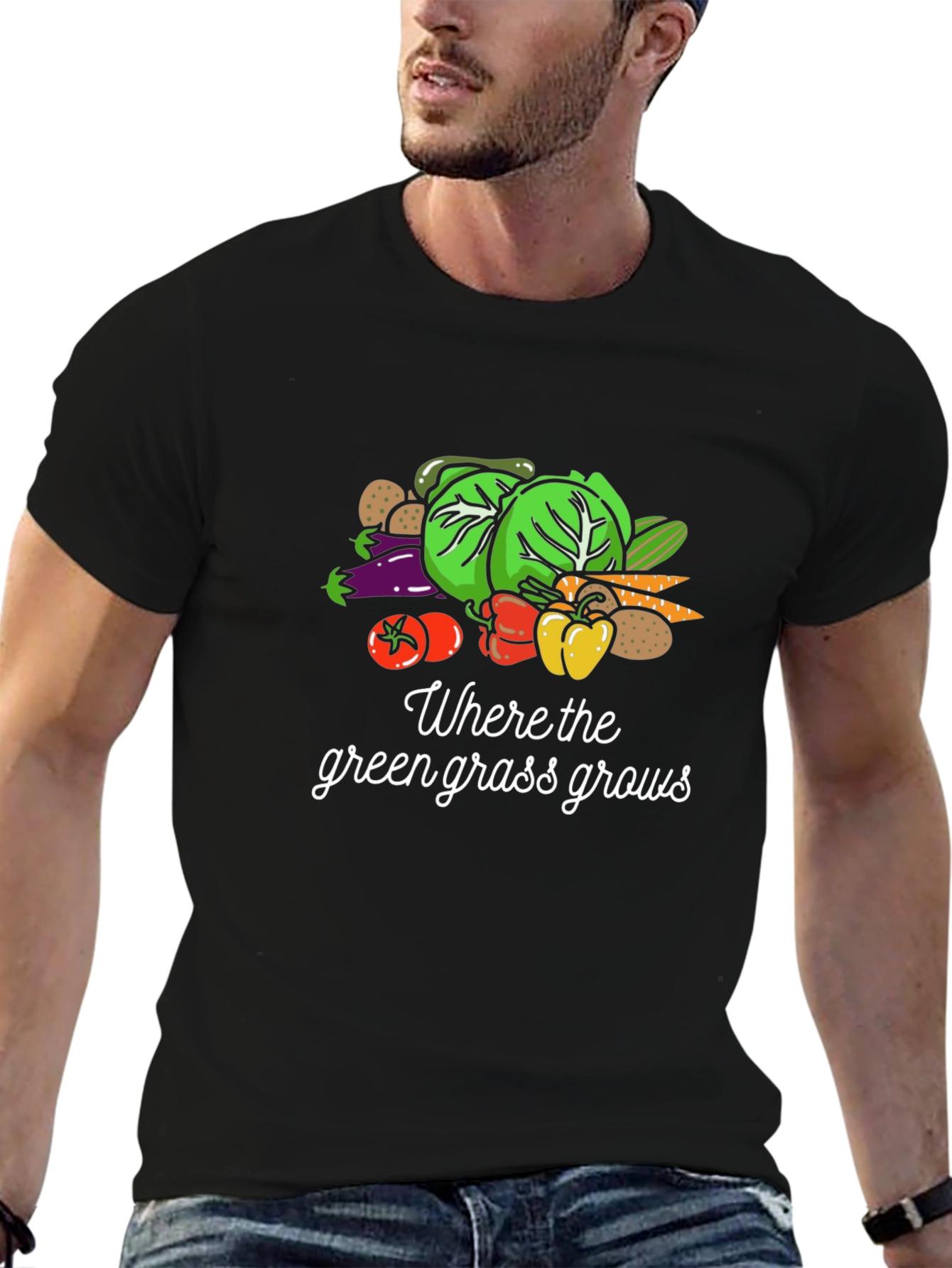 Where the Green Grass Grows Graphic Tee