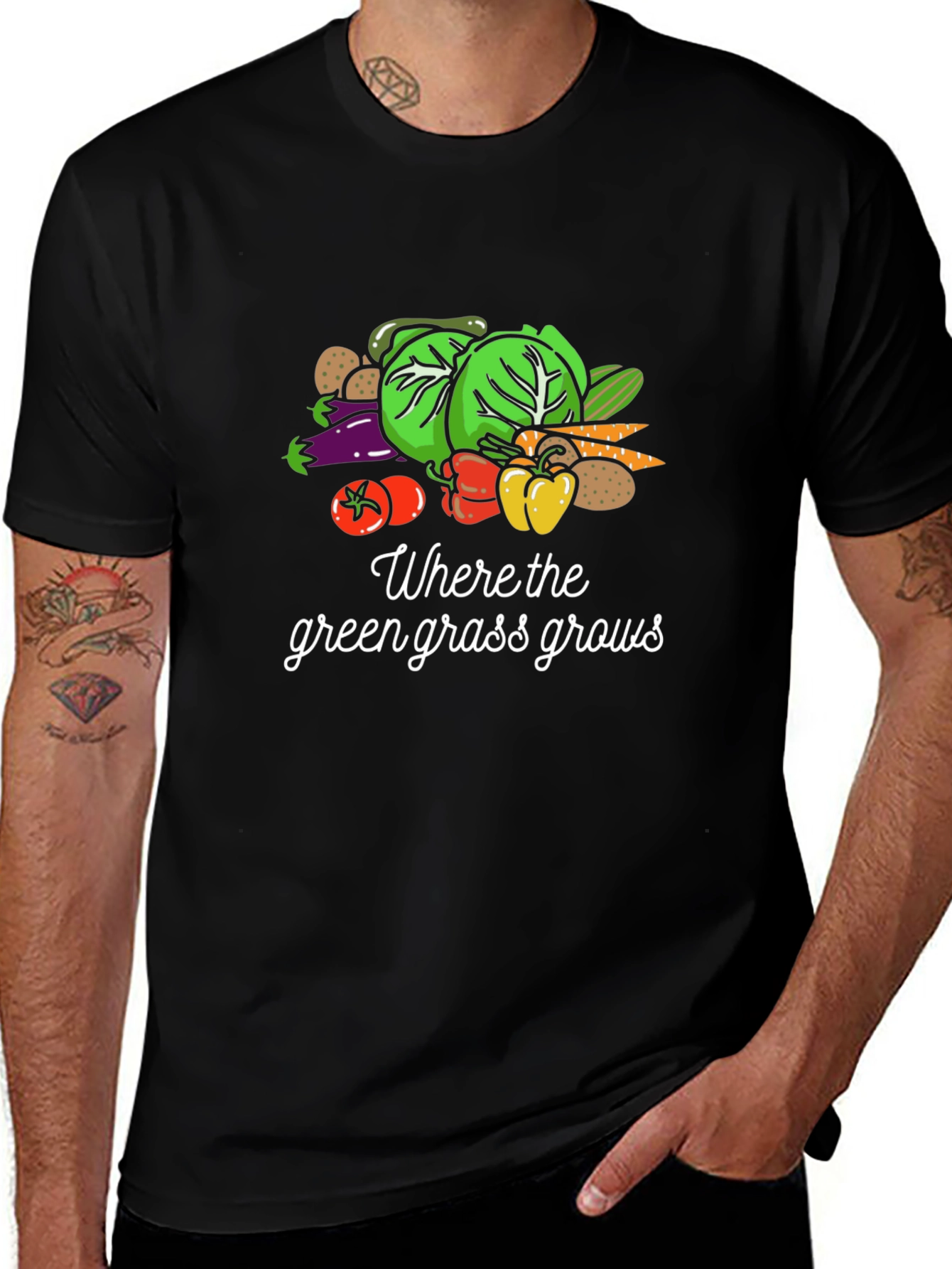 Where the Green Grass Grows Graphic Tee