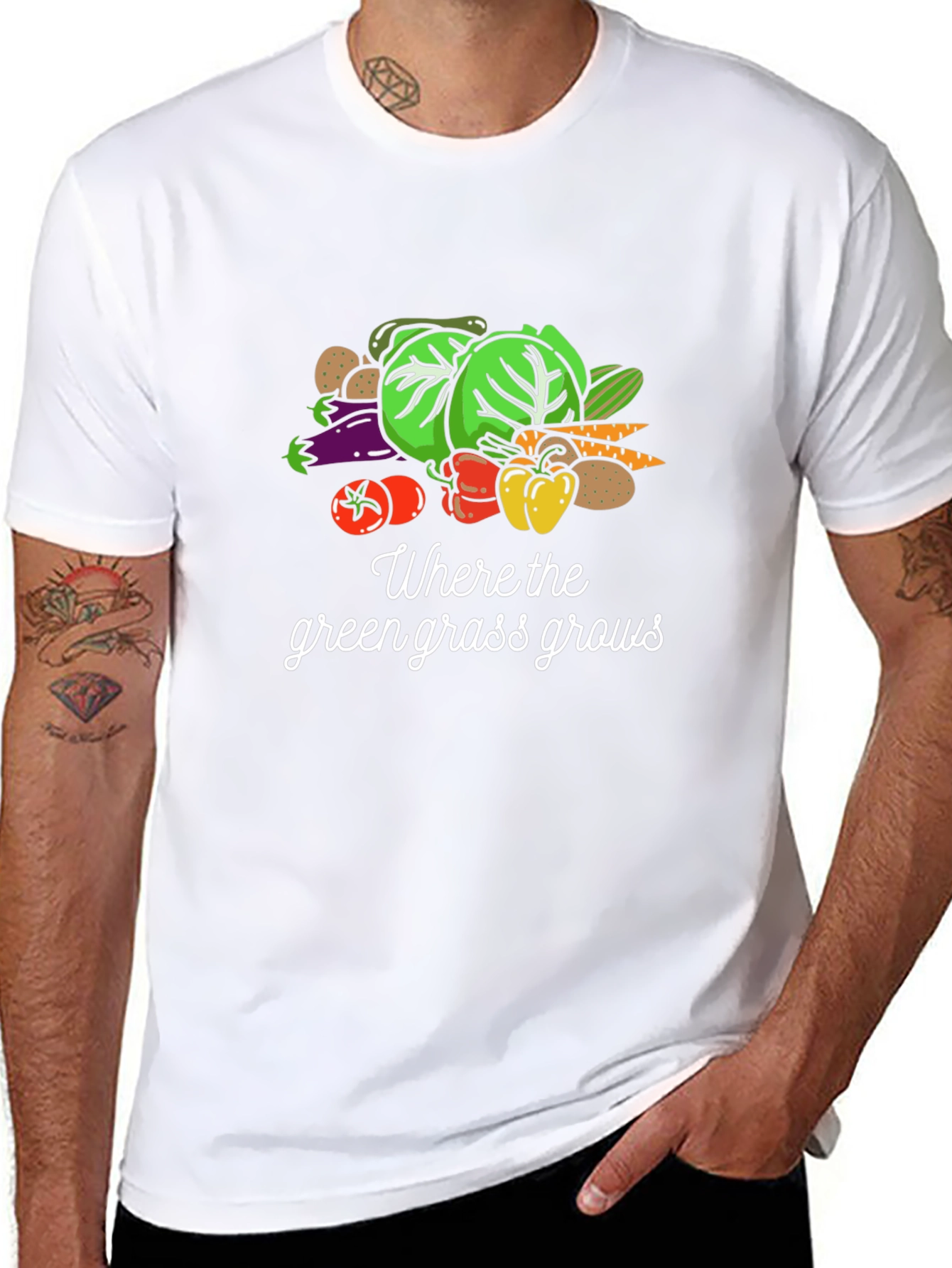 Where the Green Grass Grows Graphic Tee