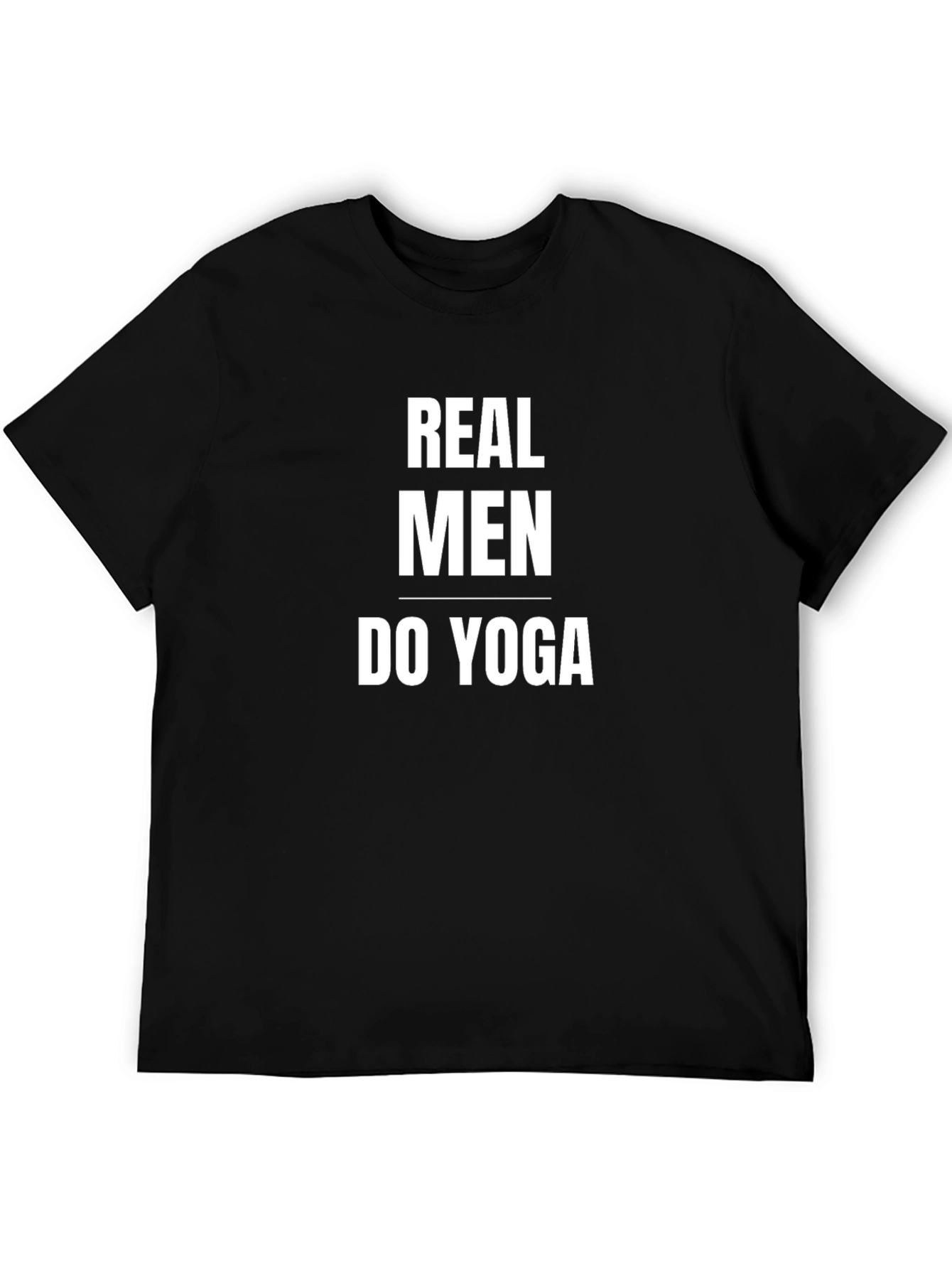 Real Men Do Yoga Graphic Tee