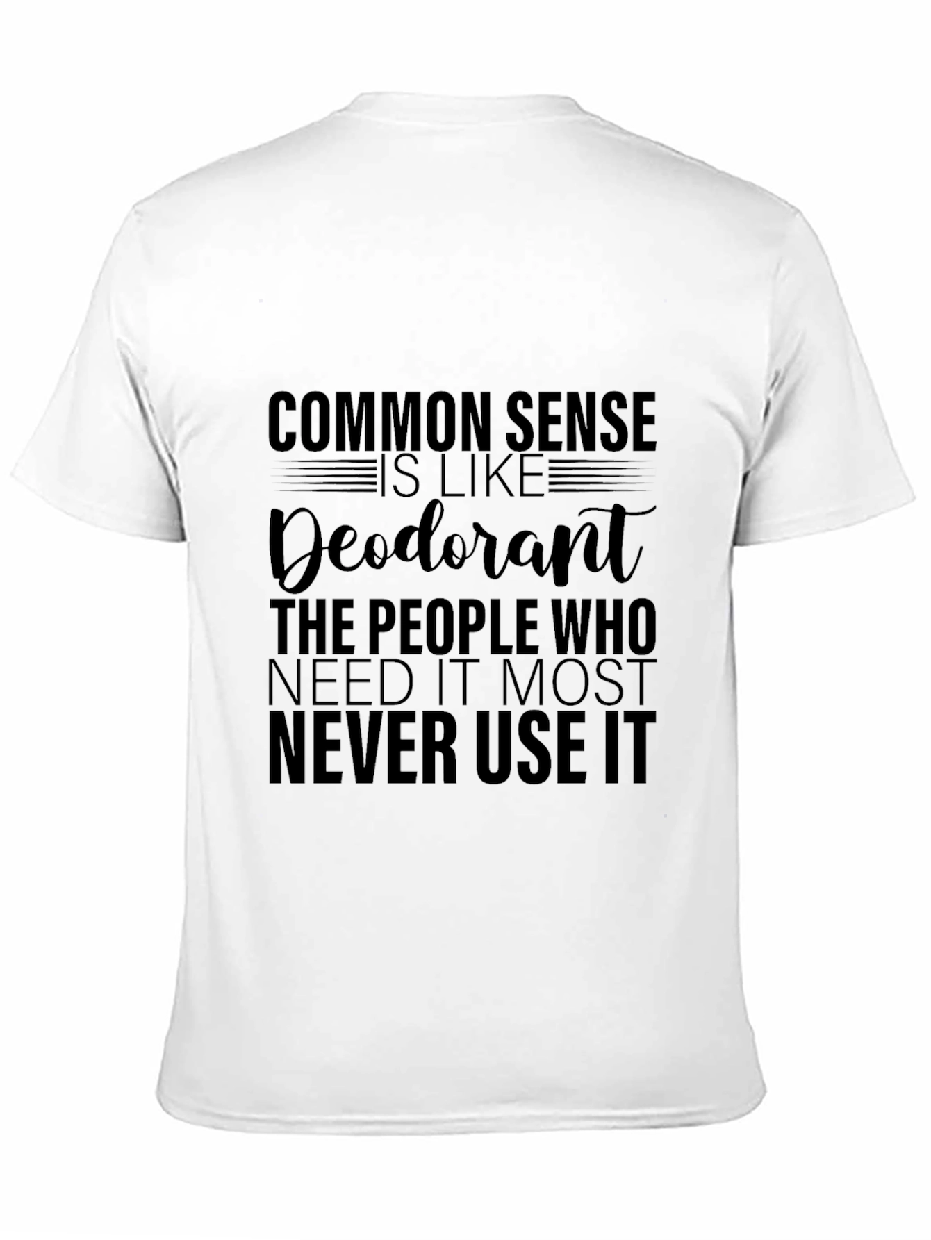 Common Sense Deodorant Graphic Tee