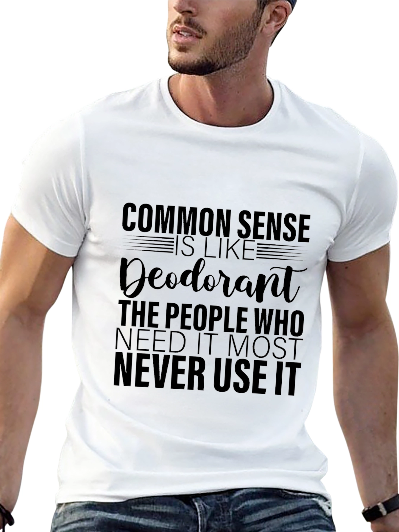 Common Sense Deodorant Graphic Tee