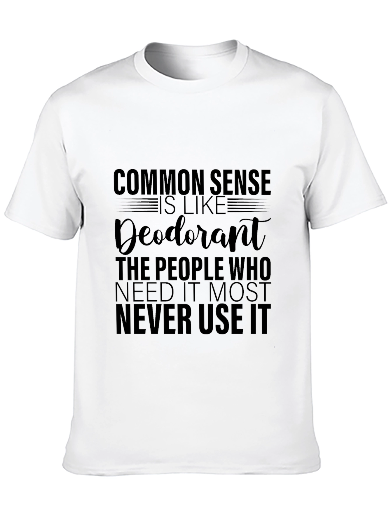 Common Sense Deodorant Graphic Tee