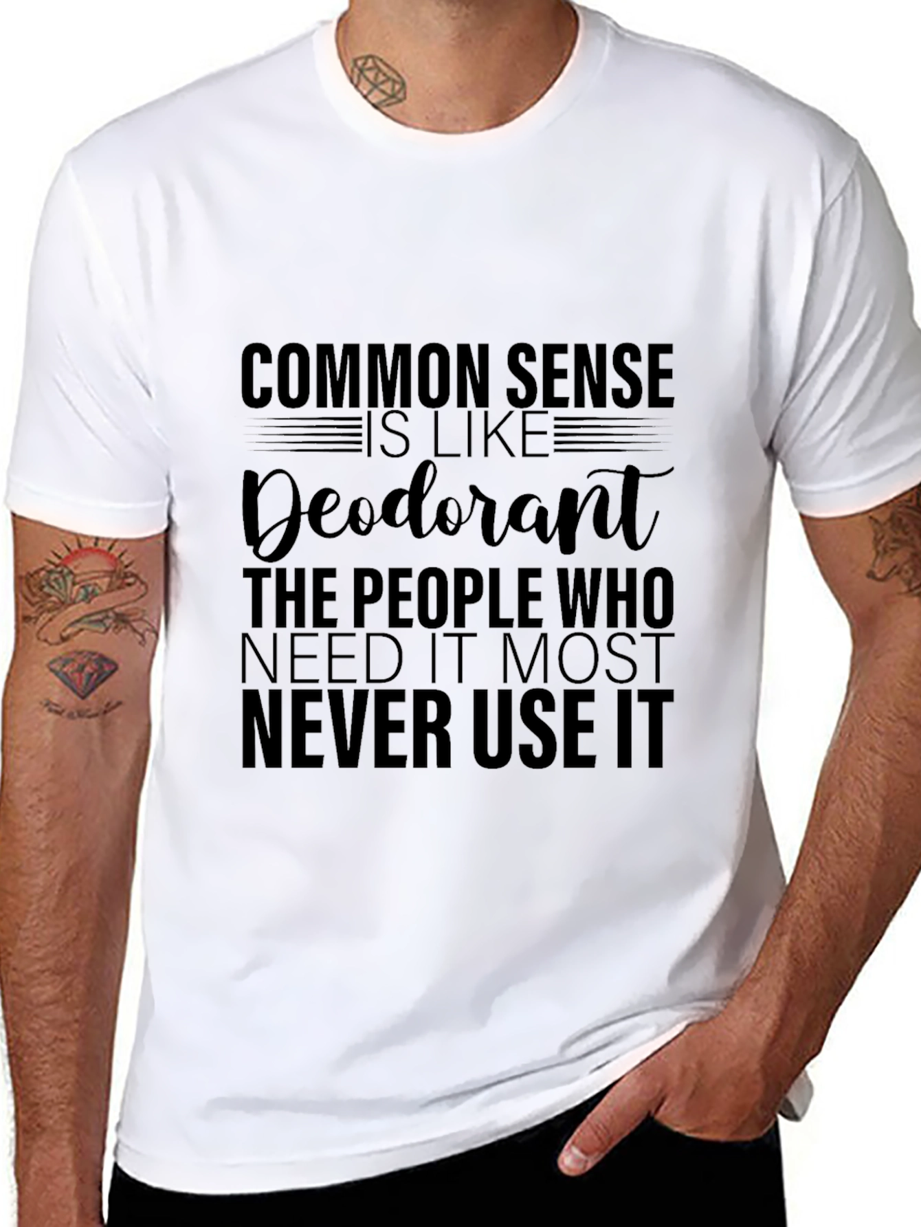 Common Sense Deodorant Graphic Tee