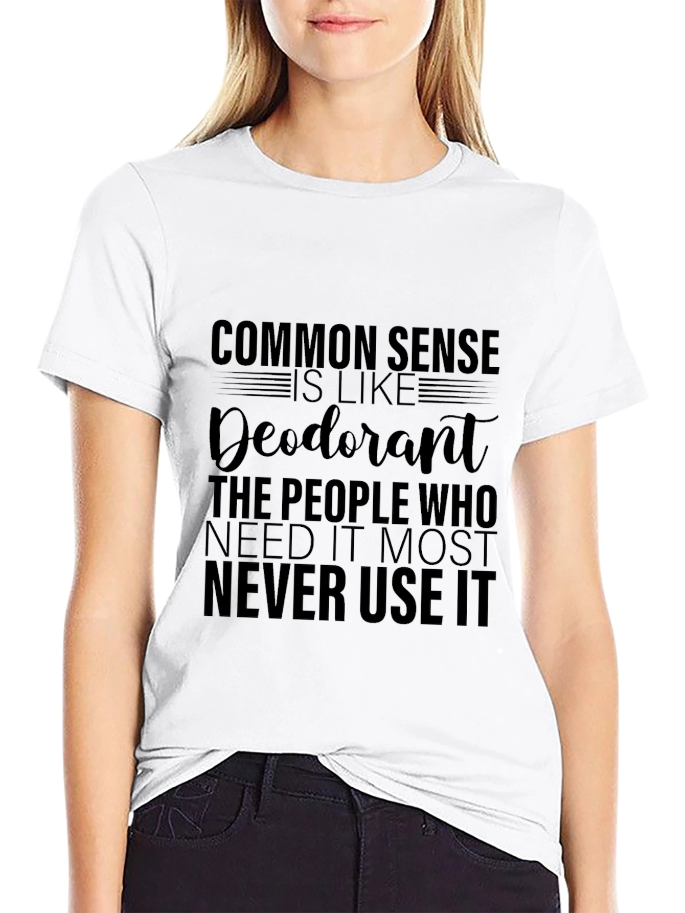 Common Sense Deodorant Graphic Tee