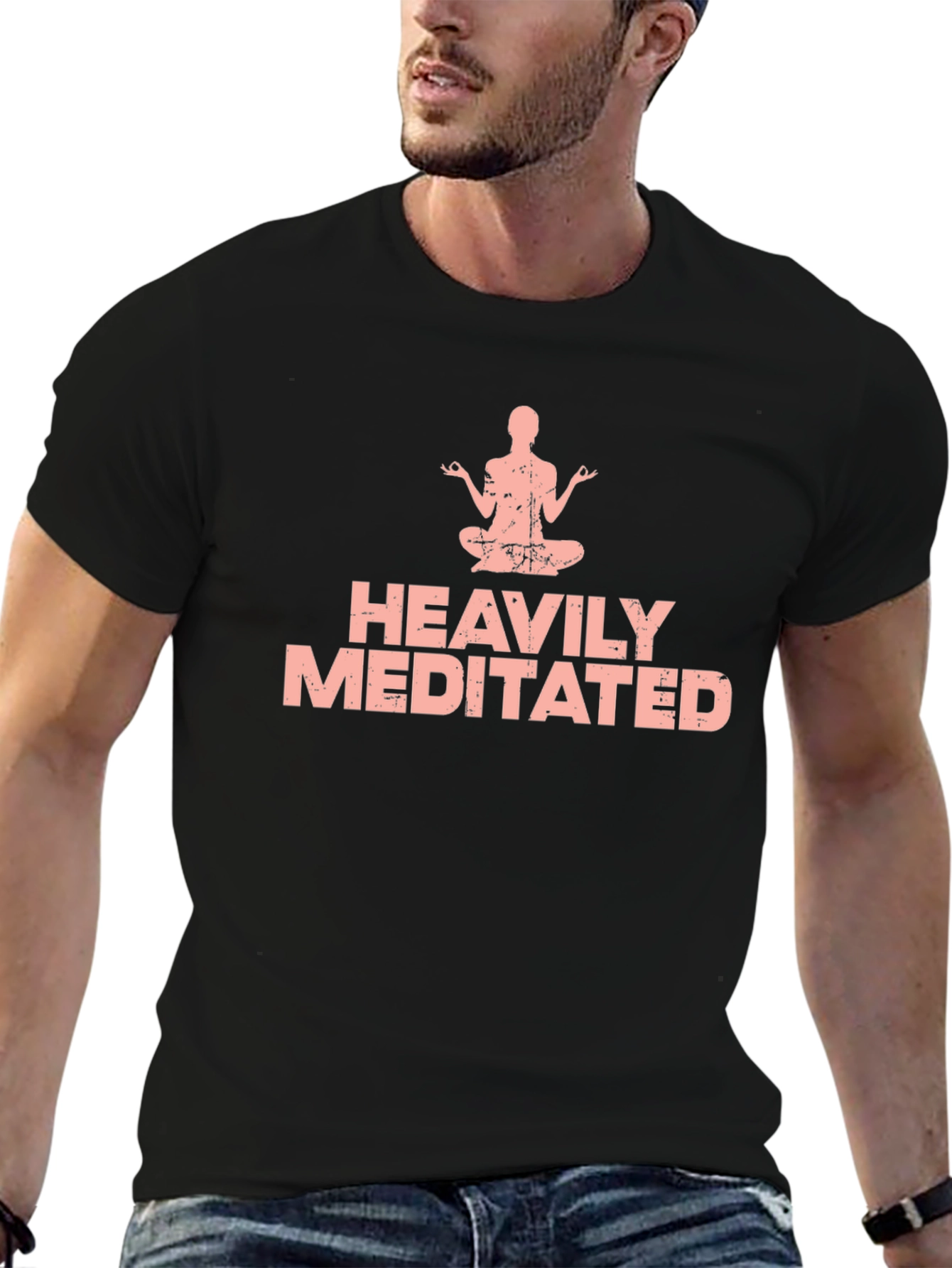 Heavily Meditated Graphic Tee - Relaxed Fit