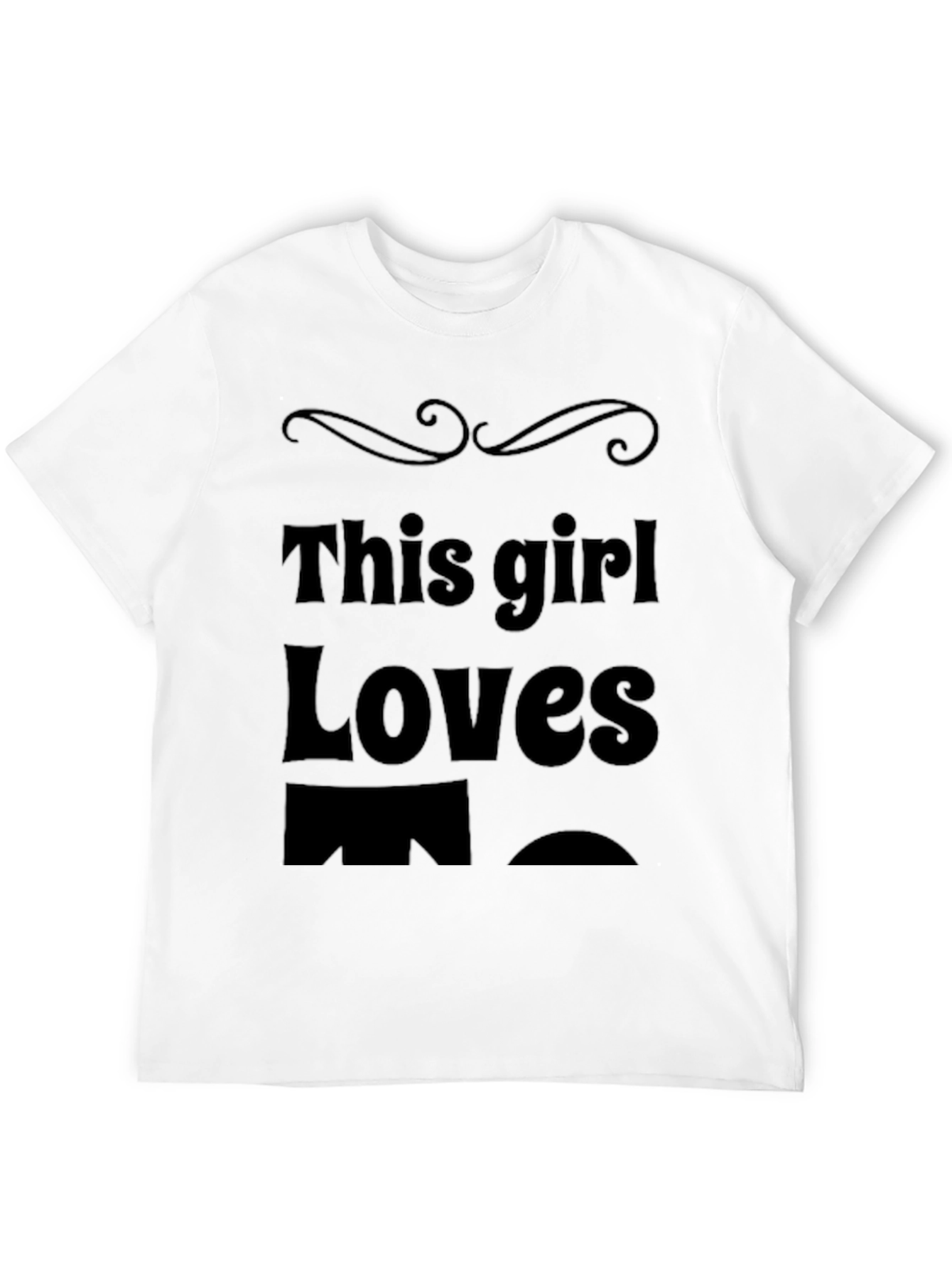 This Girl Loves Mens Black T-Shirt