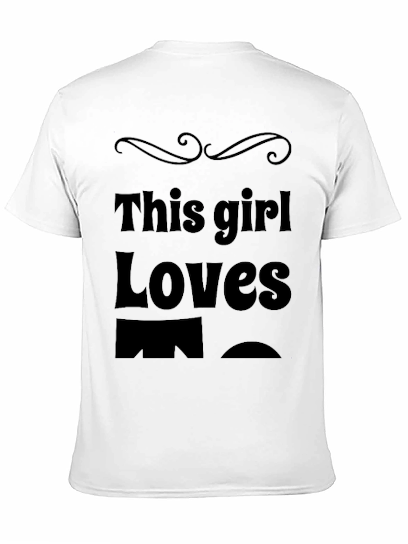 This Girl Loves Mens Black T-Shirt