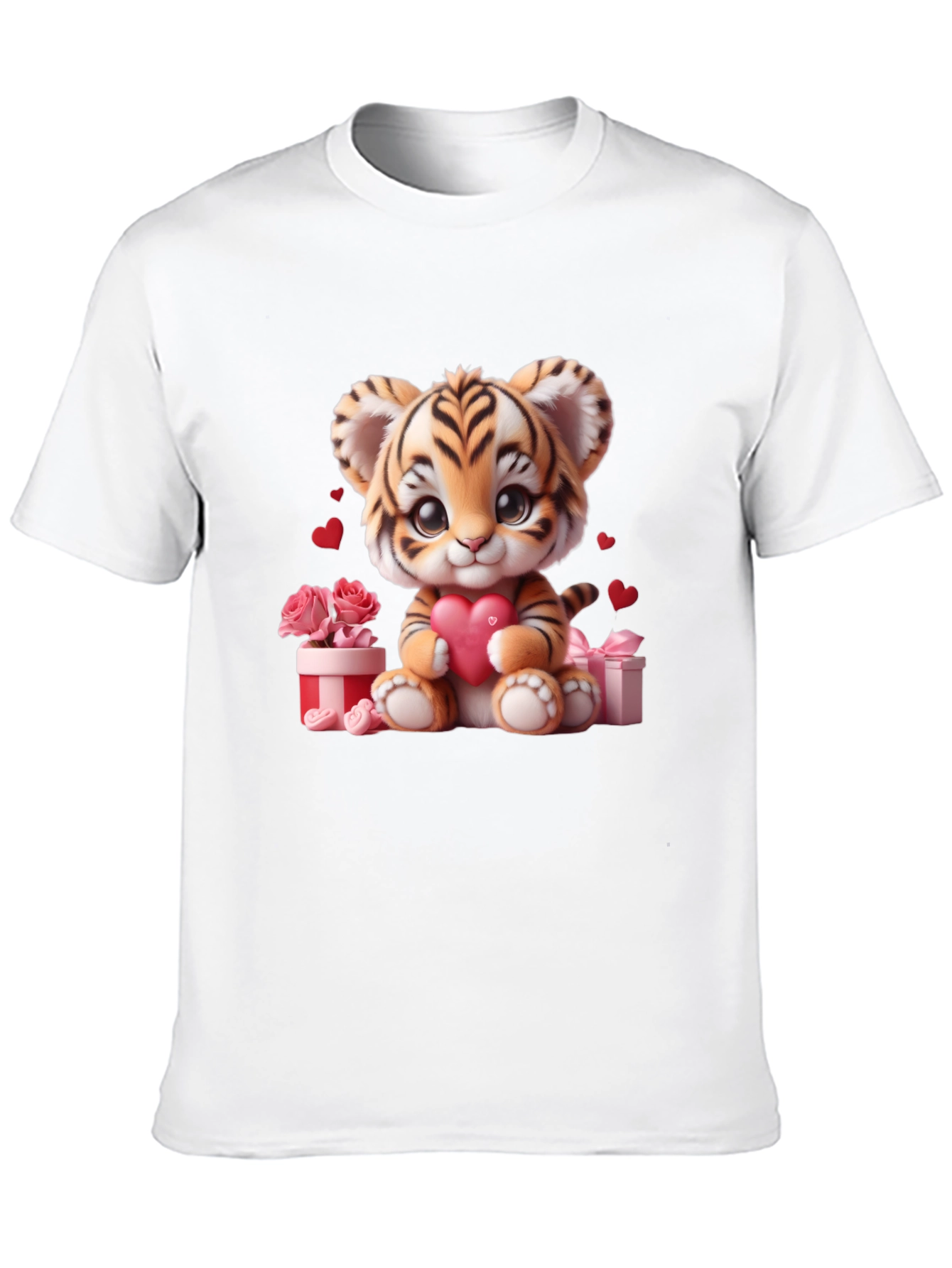 Cute Valentines Tiger Cub T-Shirt