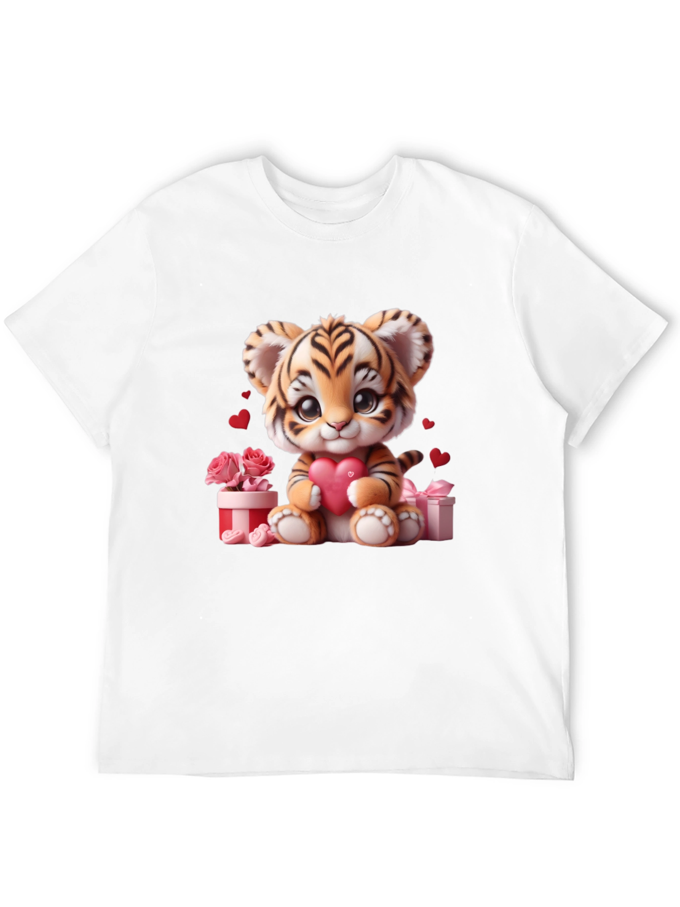 Cute Valentines Tiger Cub T-Shirt