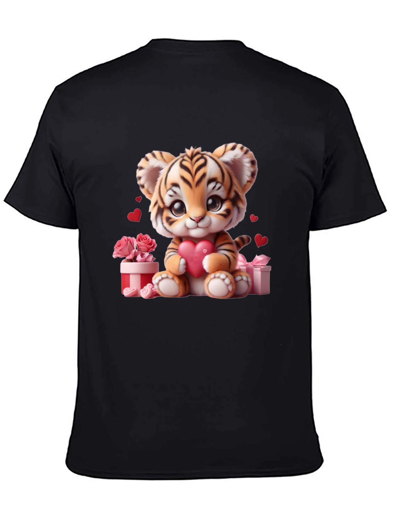 Cute Valentines Tiger Cub T-Shirt