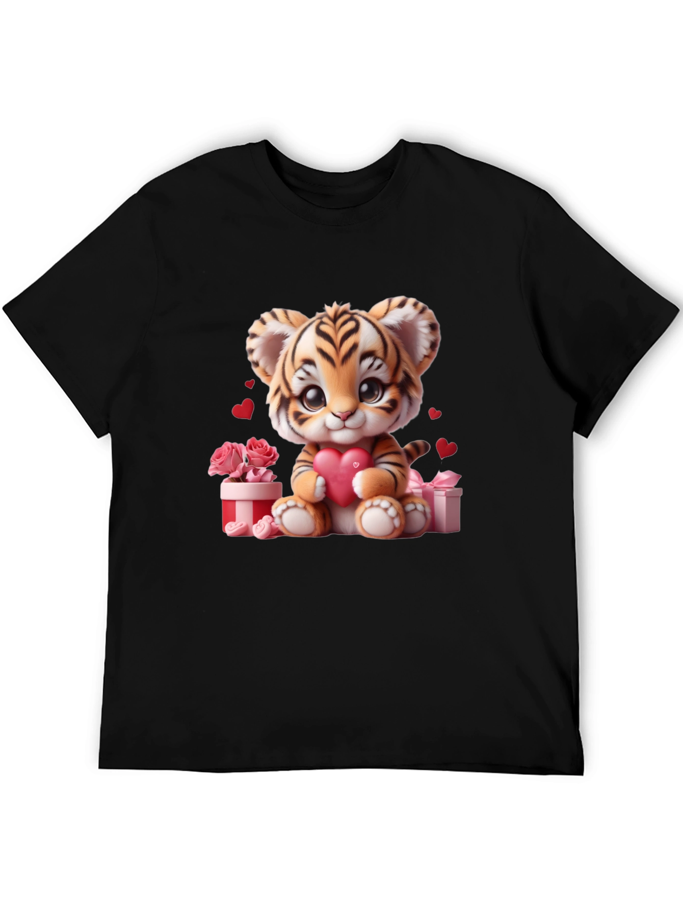 Cute Valentines Tiger Cub T-Shirt