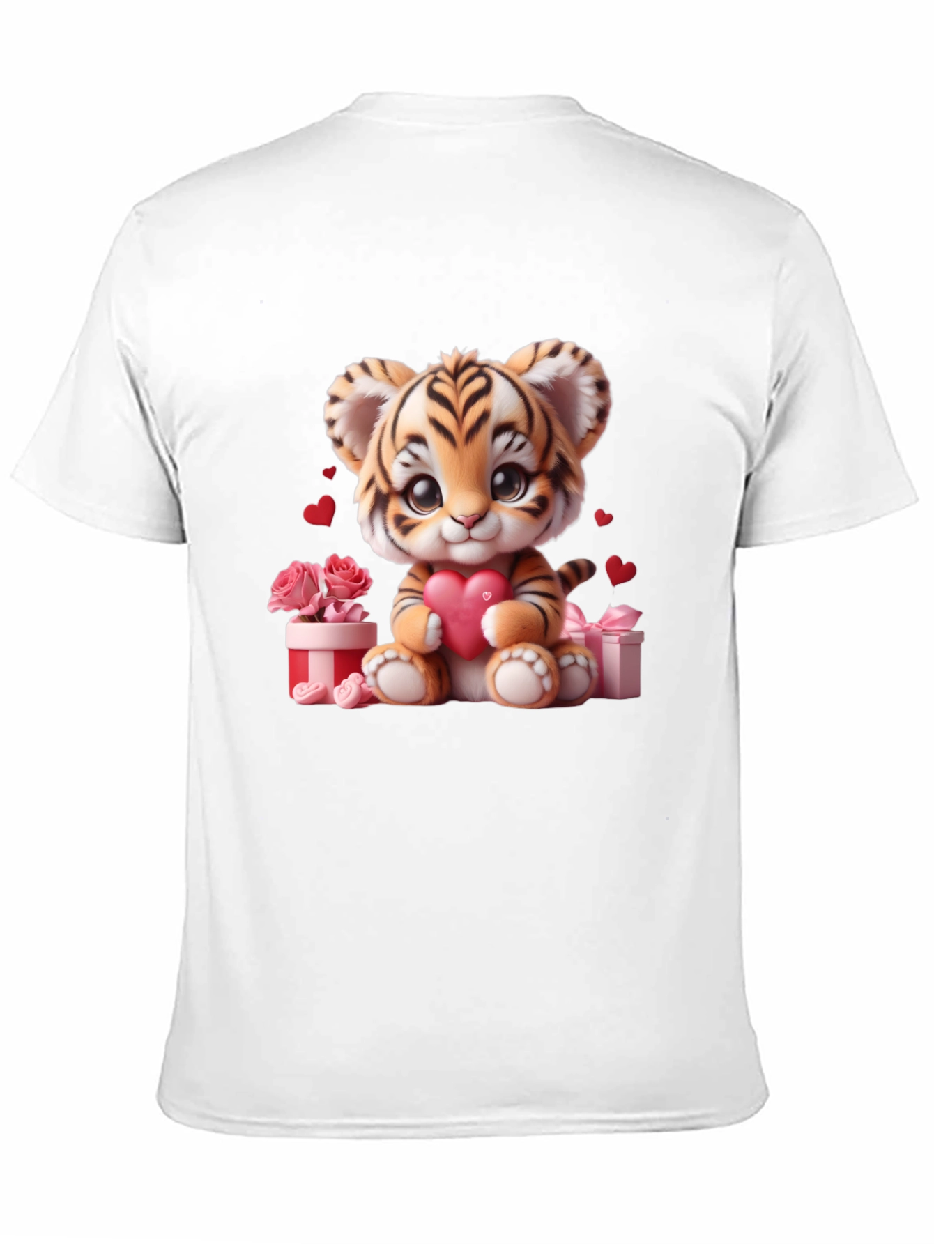 Cute Valentines Tiger Cub T-Shirt