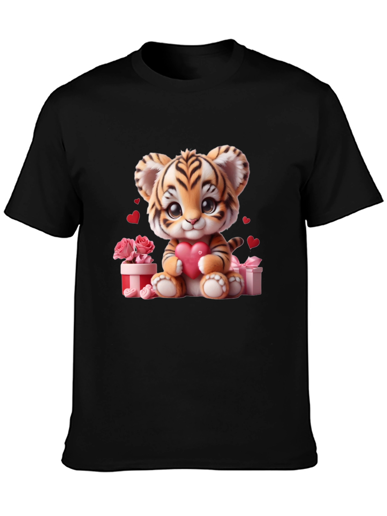 Cute Valentines Tiger Cub T-Shirt