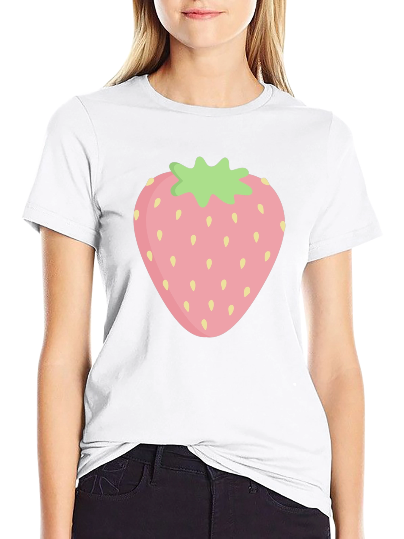 Strawberry Graphic Tee - Sweet Summer Style!