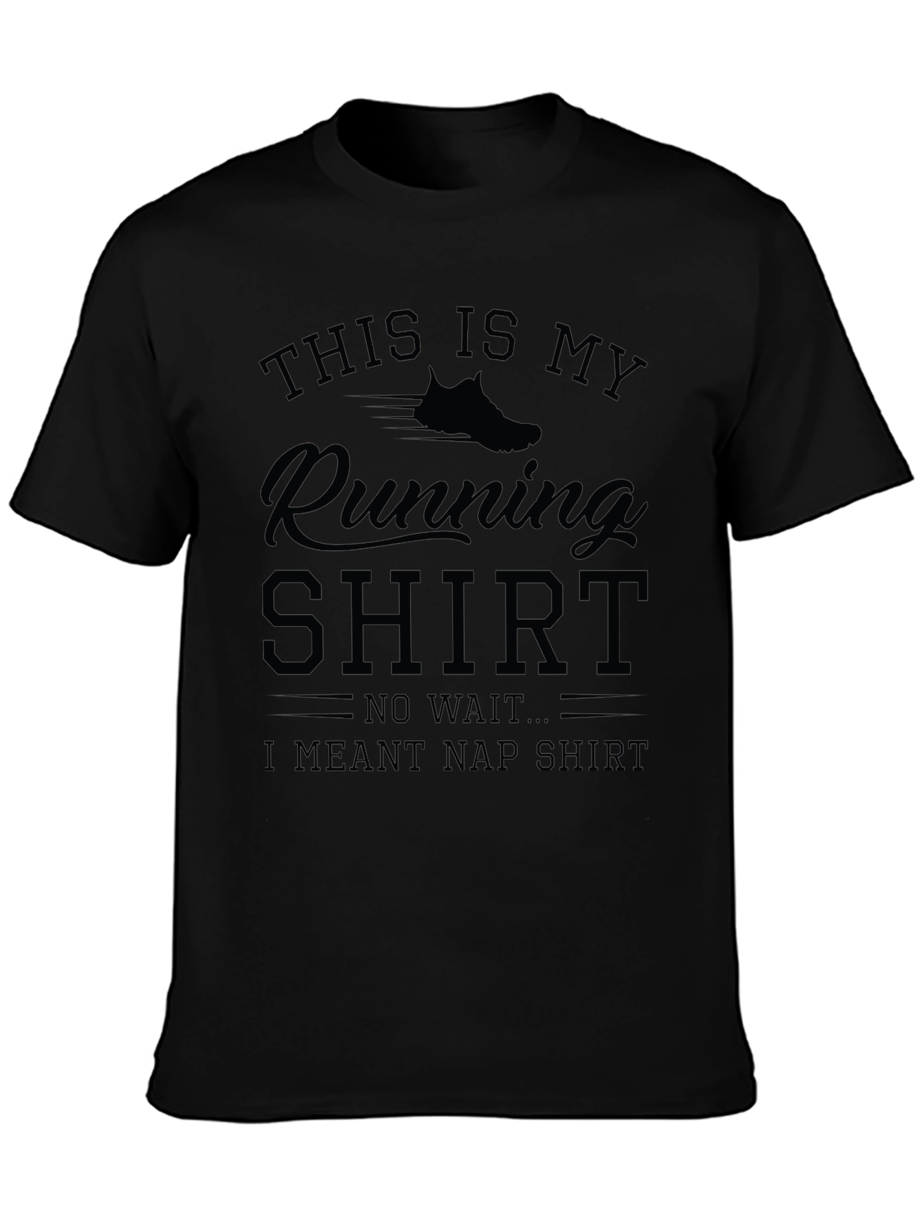 Funny Running to Napping T-Shirt