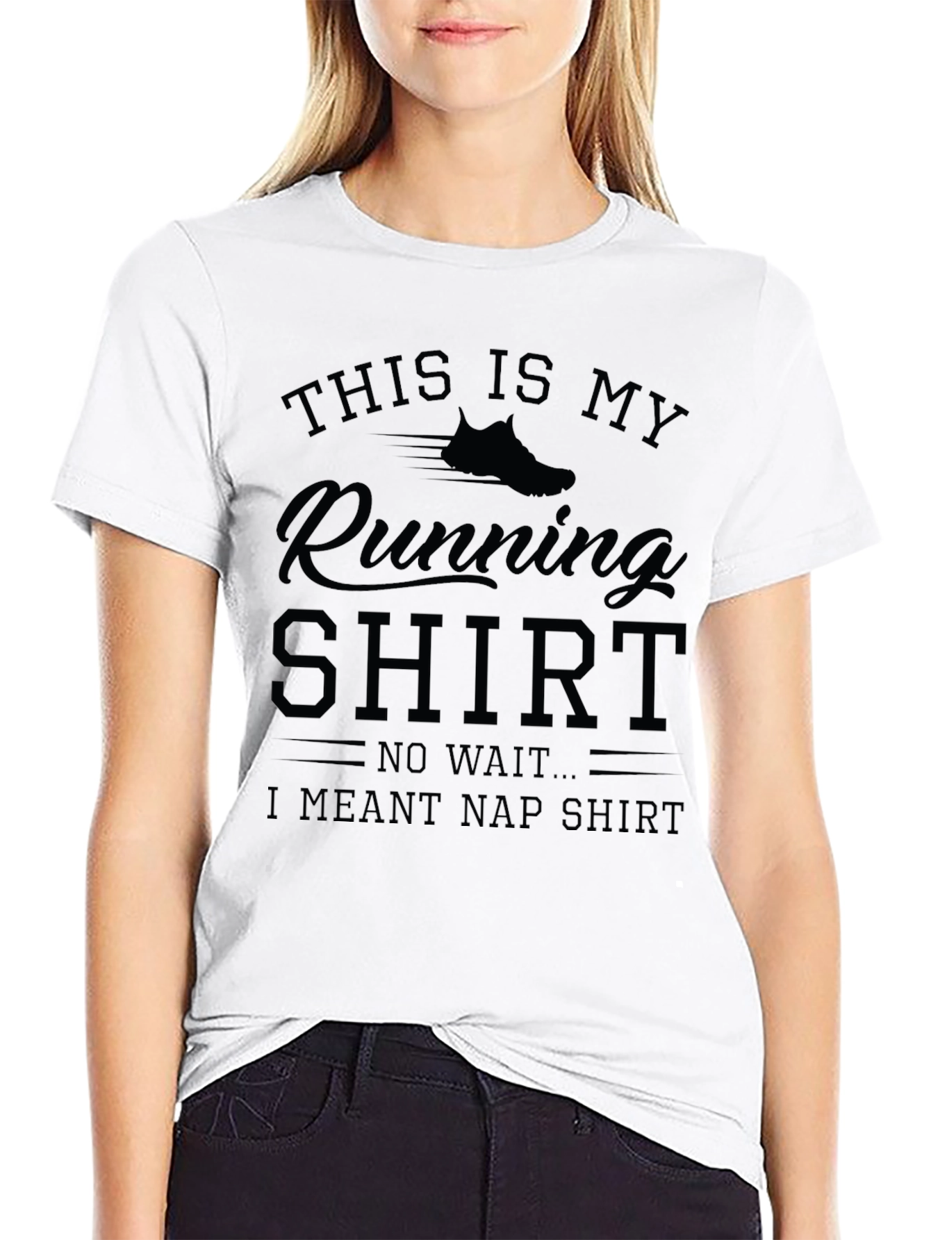 Funny Running to Napping T-Shirt