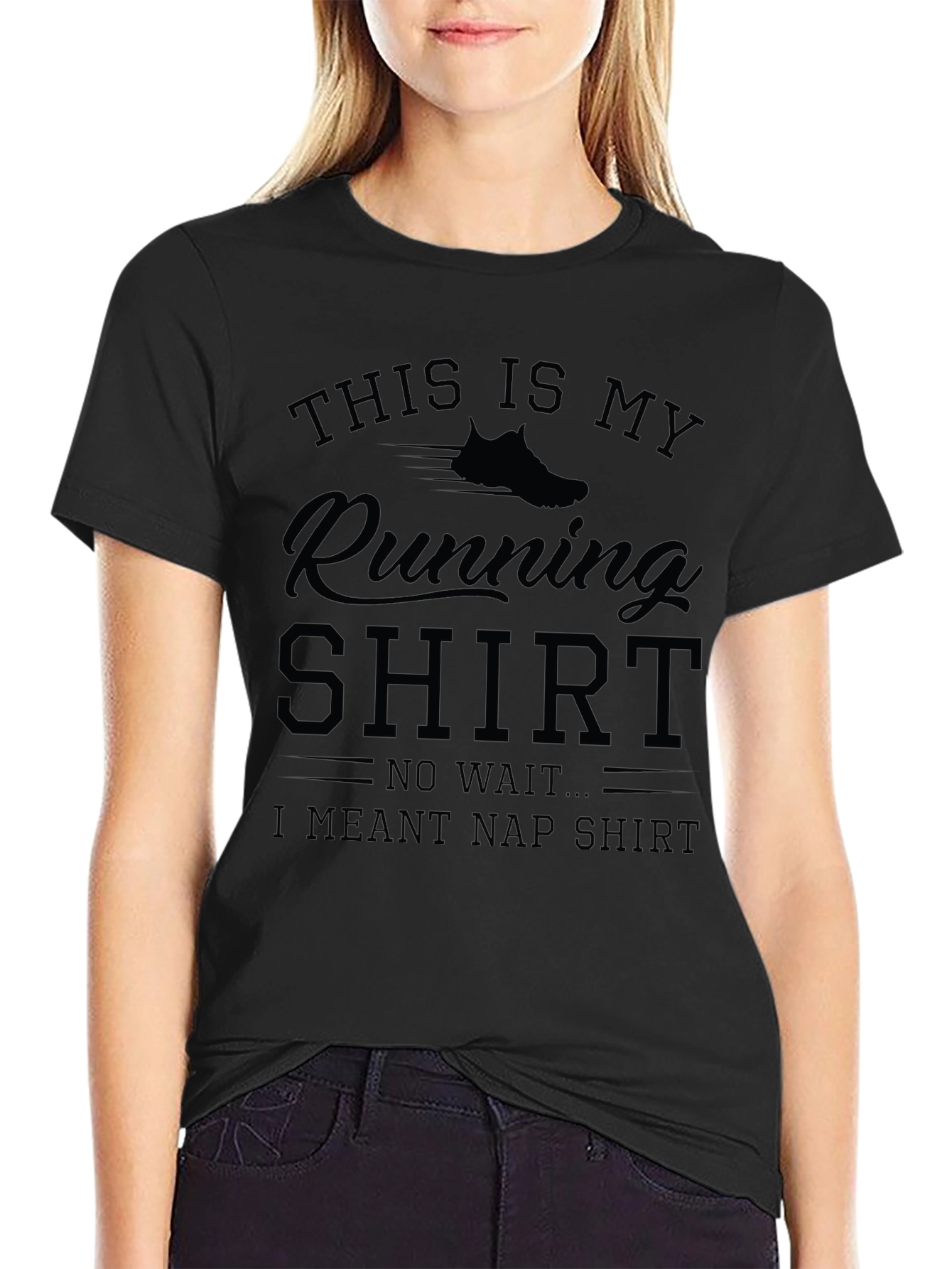 Funny Running to Napping T-Shirt