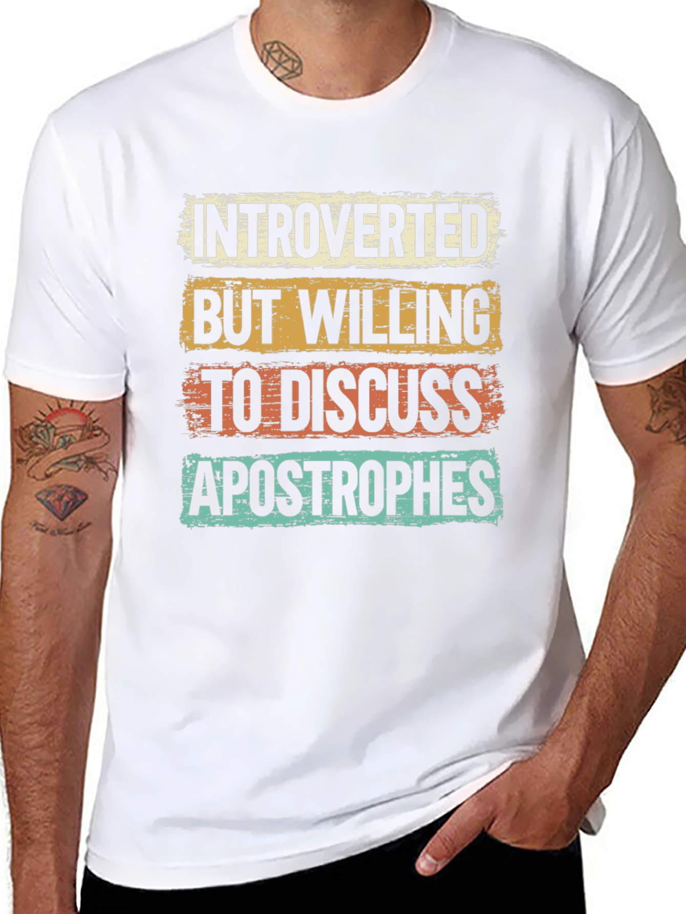 Introverted Apostrophes T-Shirt - Humorous Tee