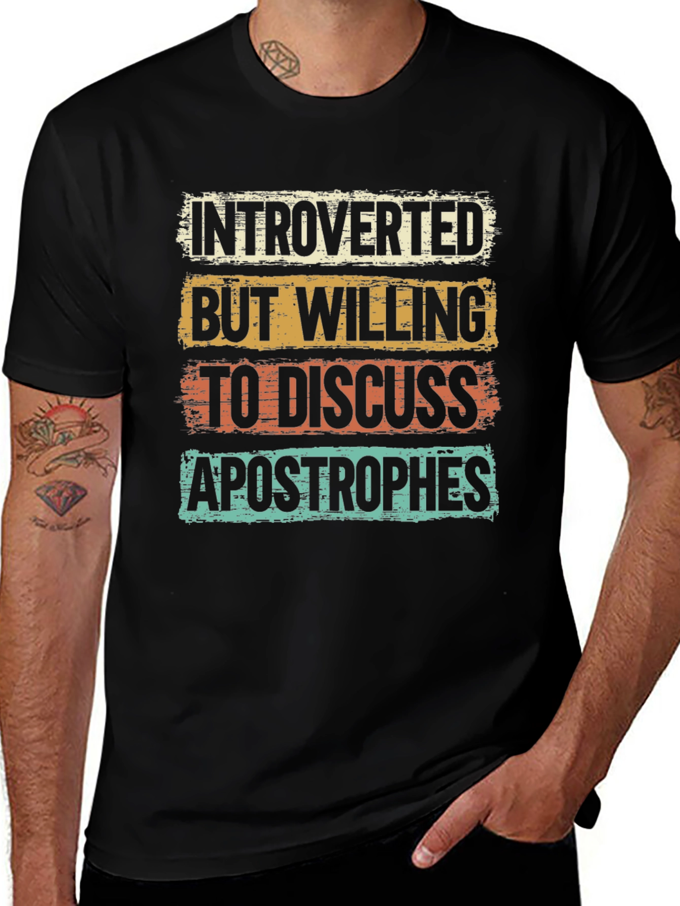 Introverted Apostrophes T-Shirt - Humorous Tee