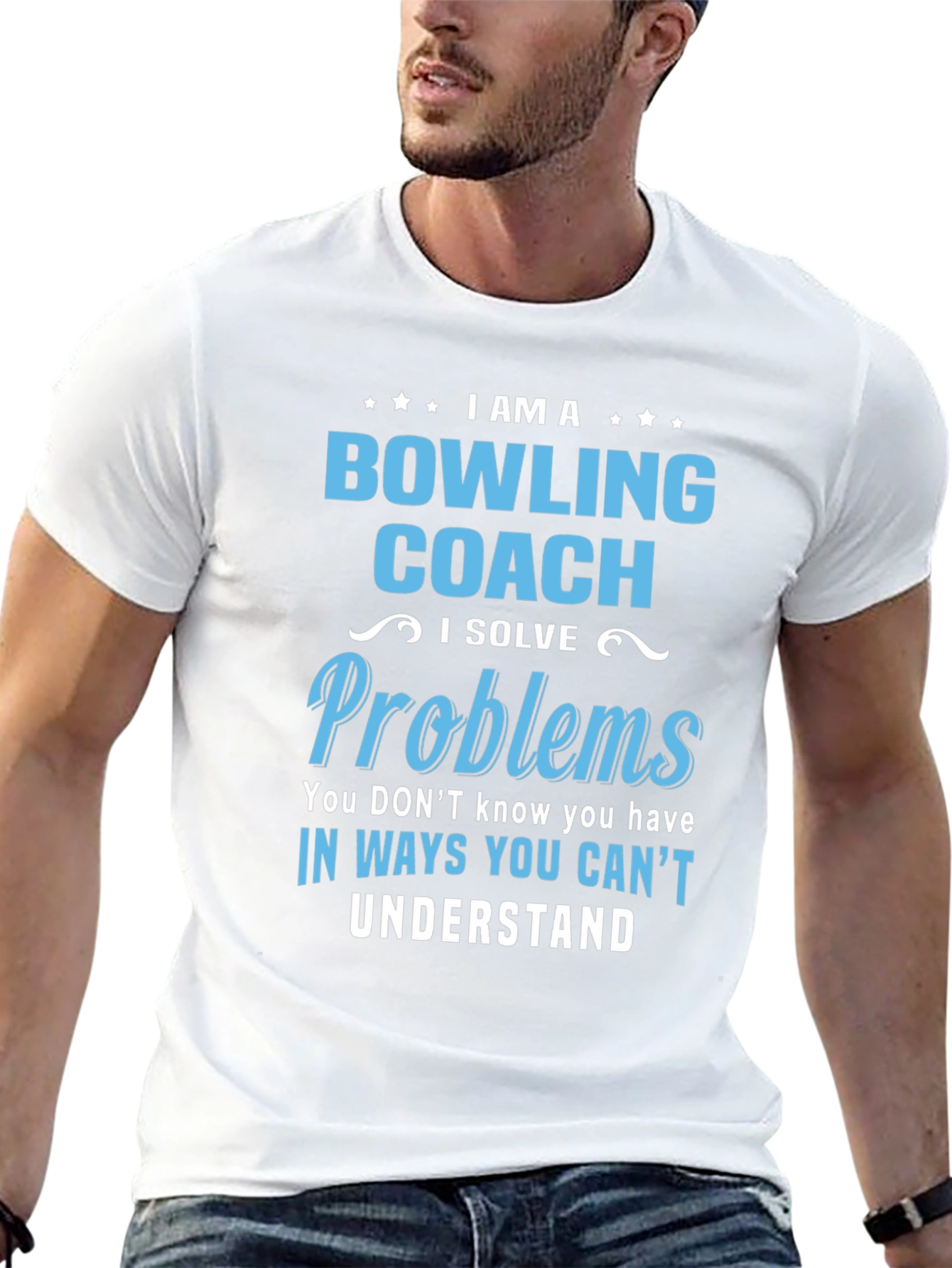 Bowling Coach T-Shirt - I Solve Problems
