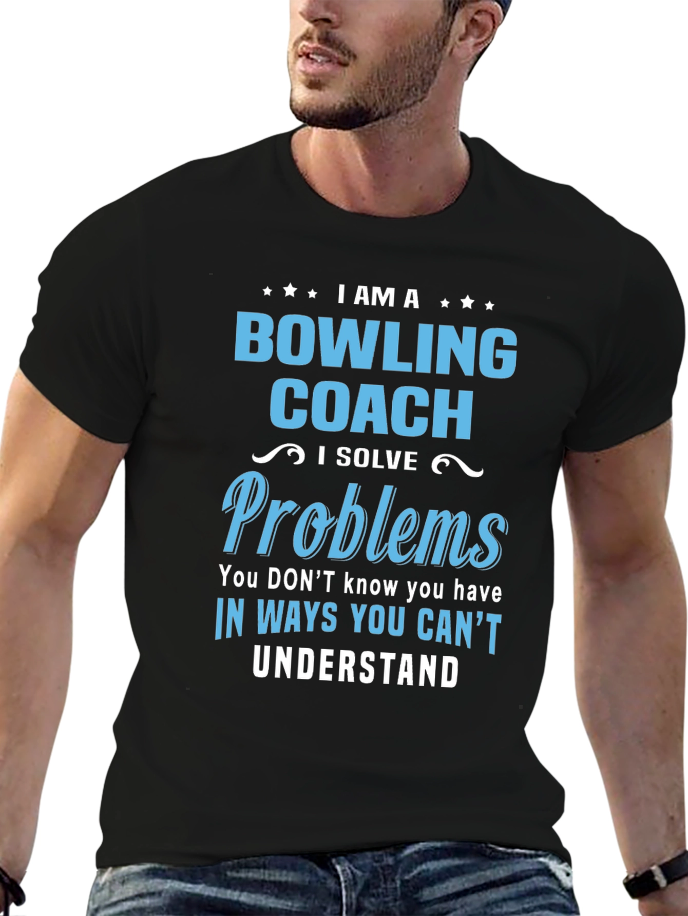 Bowling Coach T-Shirt - I Solve Problems