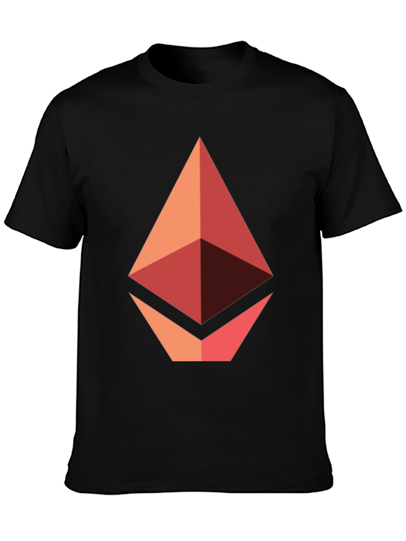 Ethereum Logo Graphic Tee - Modern Crypto T-Shirt