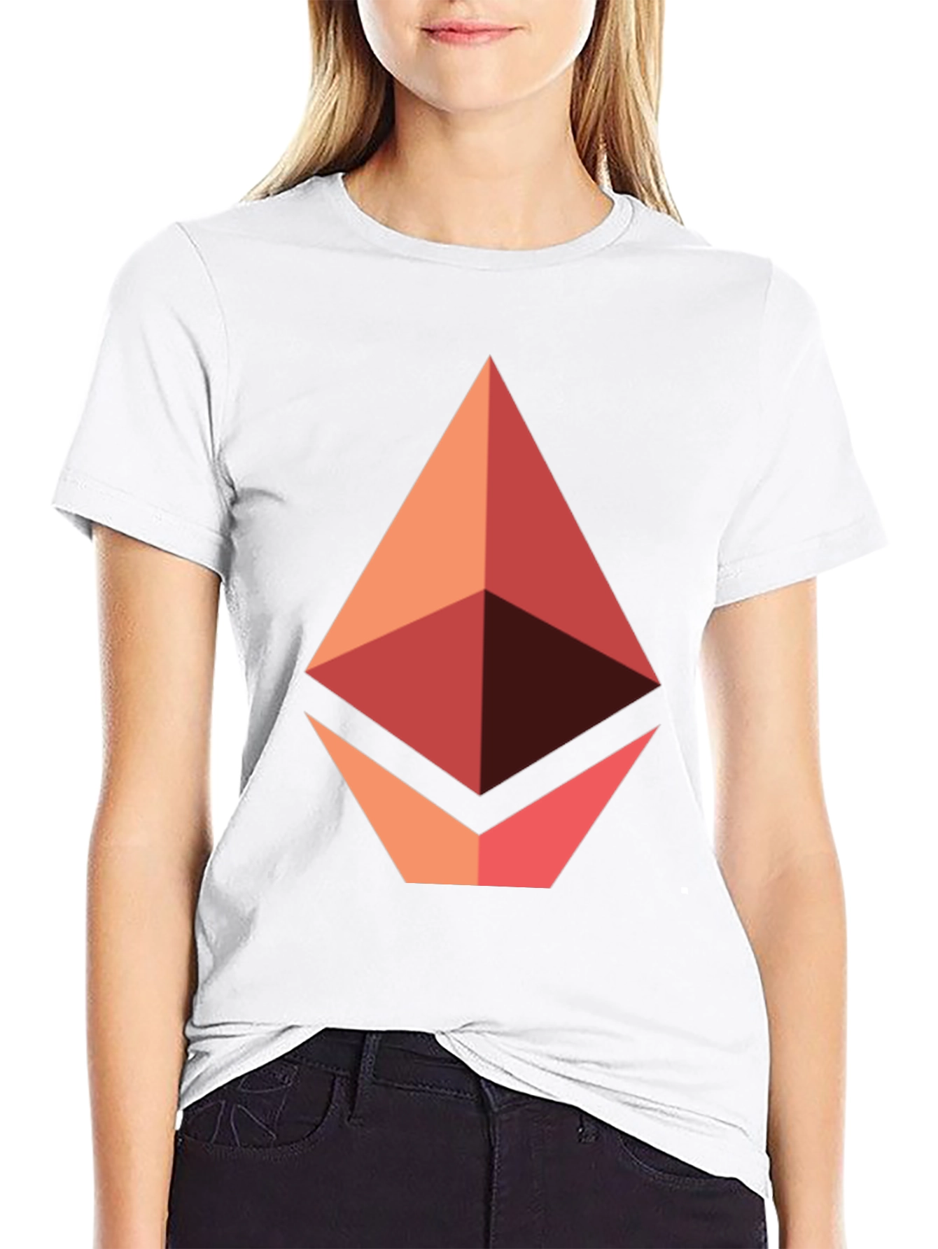 Ethereum Logo Graphic Tee - Modern Crypto T-Shirt