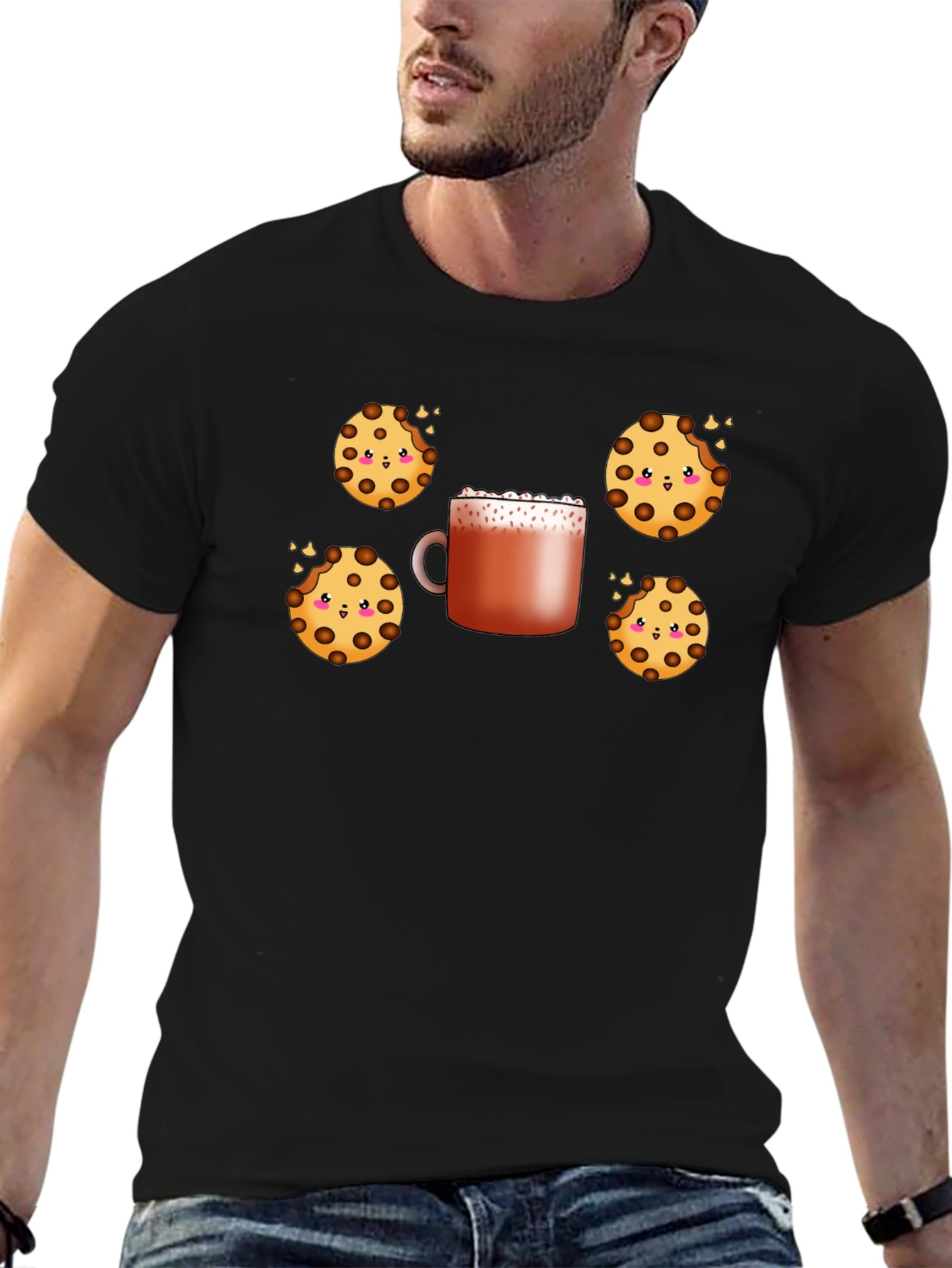 Cookies and Cocoa Black T-Shirt