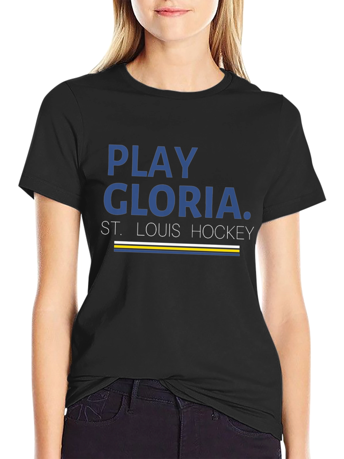 Play Gloria St. Louis Hockey T-Shirt