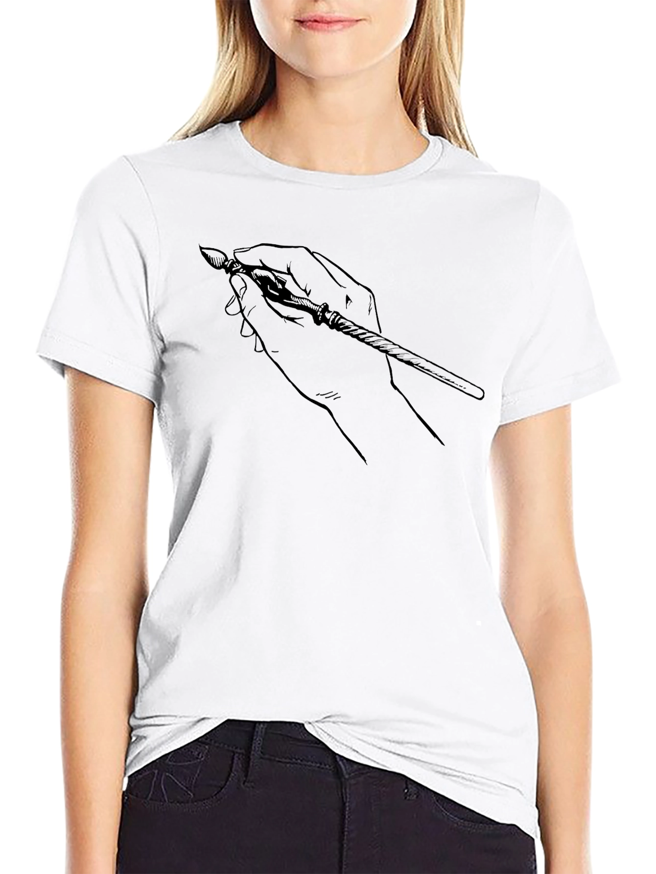 Ink Hand T-Shirt - Artistic Design