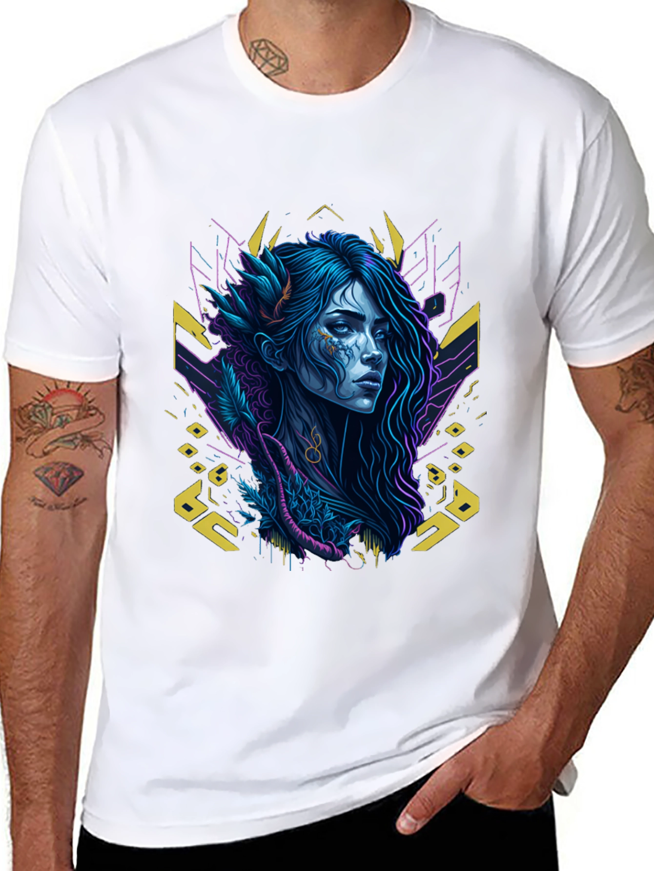 Mystic Woman Graphic Black T-Shirt