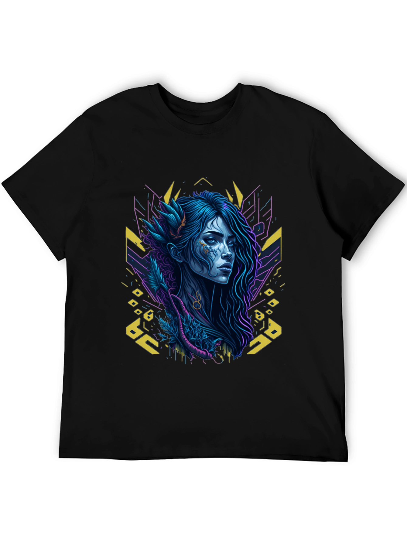 Mystic Woman Graphic Black T-Shirt