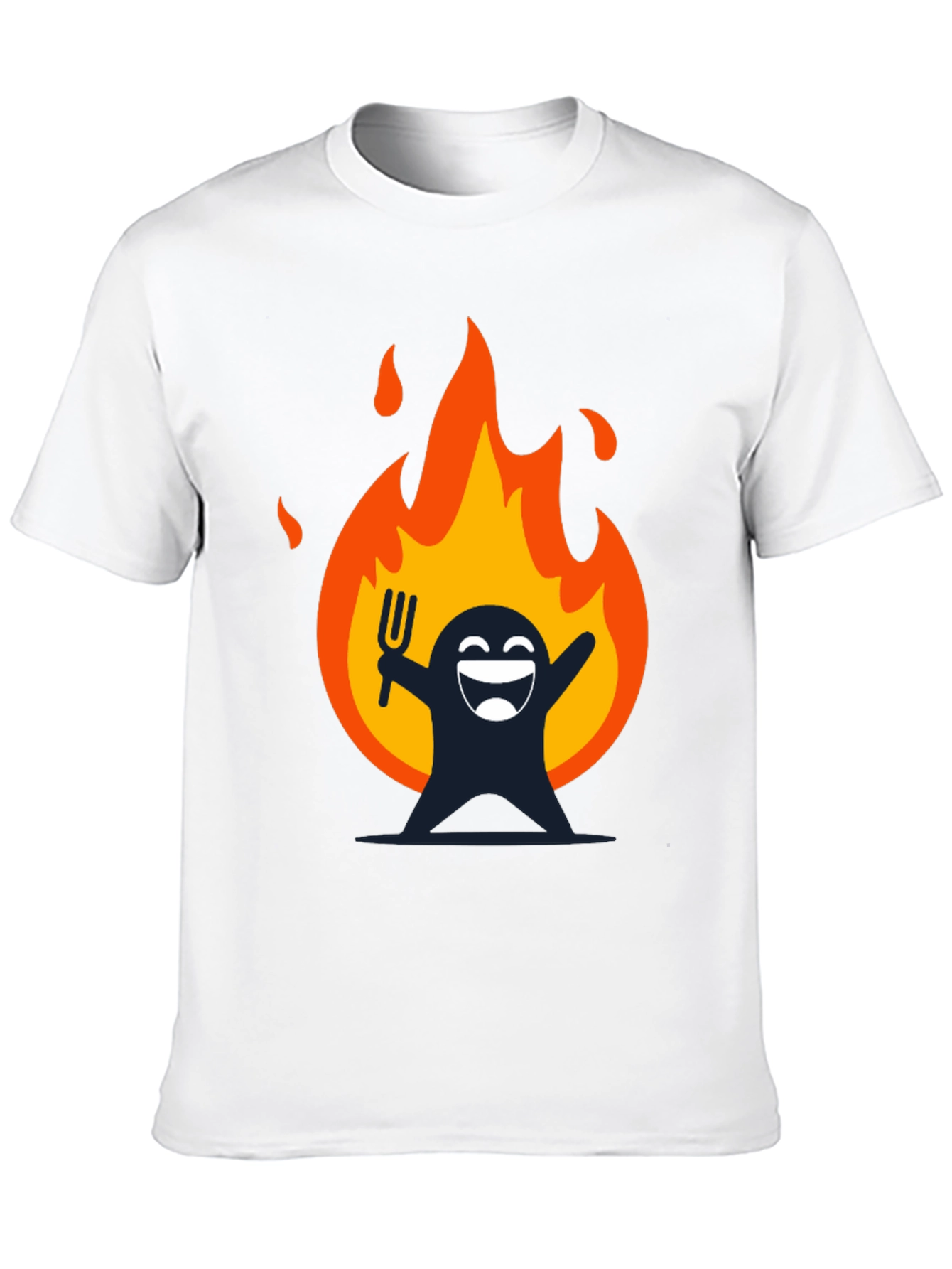 Fiery Fun Graphic T-Shirt - Dark Humor Tee