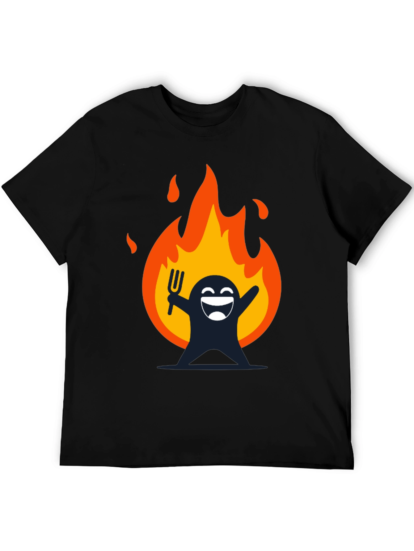 Fiery Fun Graphic T-Shirt - Dark Humor Tee