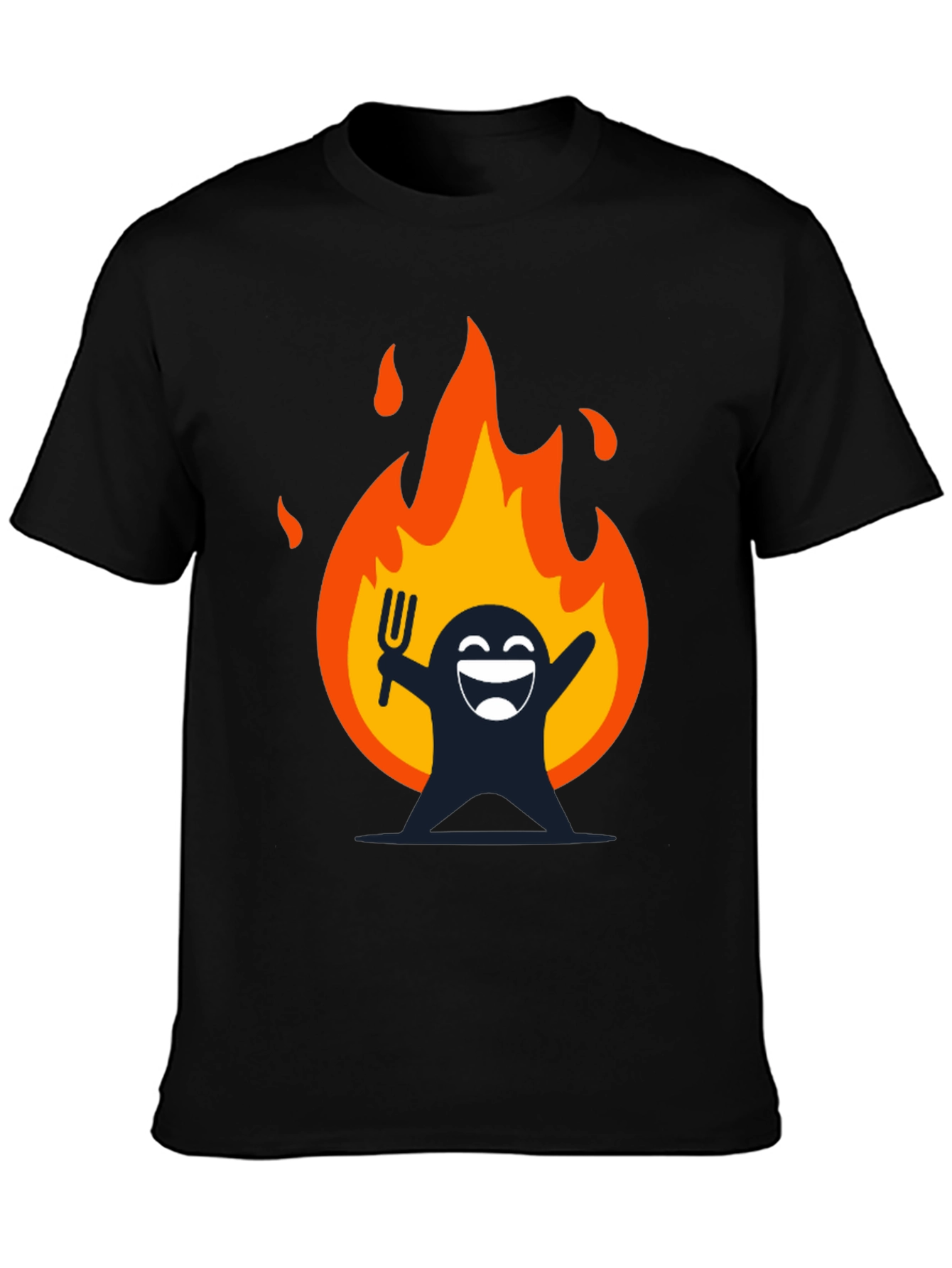 Fiery Fun Graphic T-Shirt - Dark Humor Tee