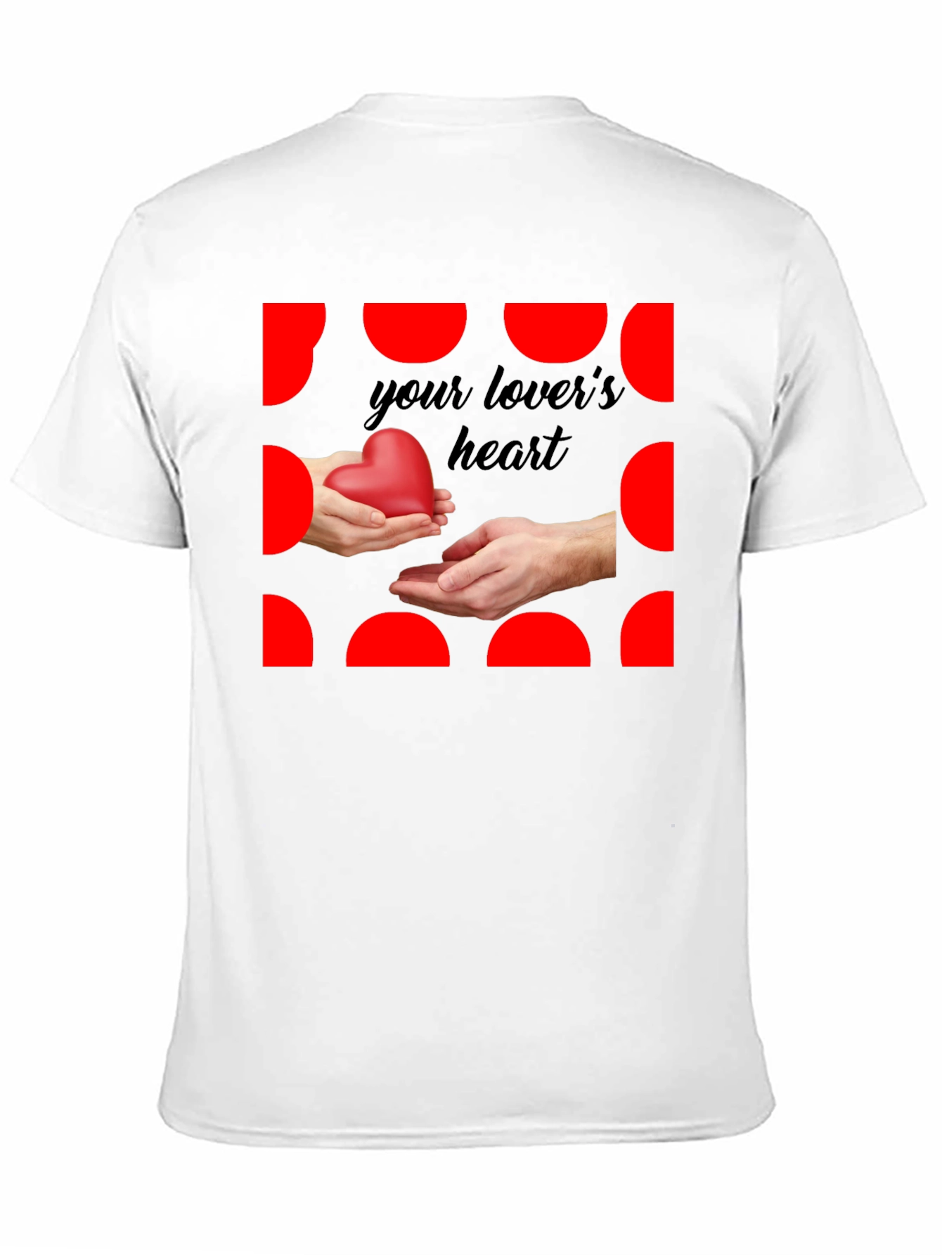 Lovers Heart Graphic Tee - Black