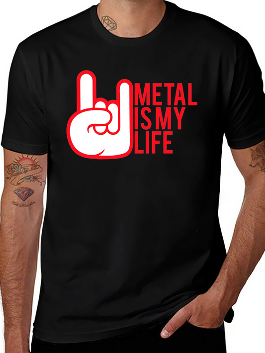 Metal is My Life Graphic Tee - Rock On!