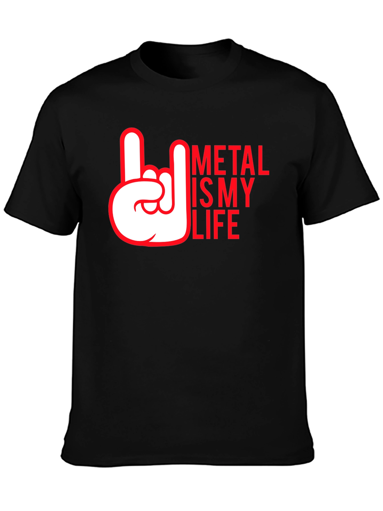 Metal is My Life Graphic Tee - Rock On!