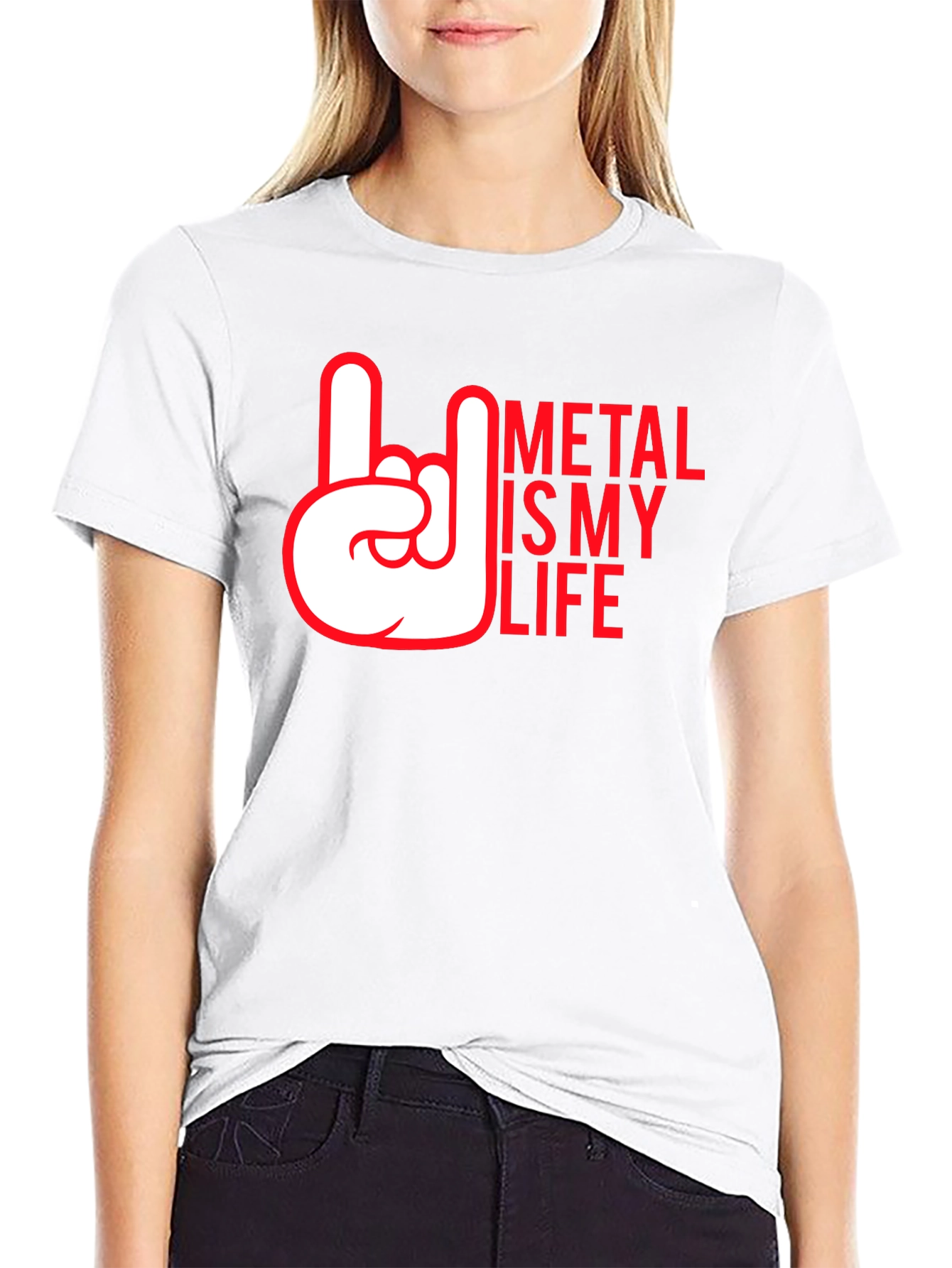 Metal is My Life Graphic Tee - Rock On!