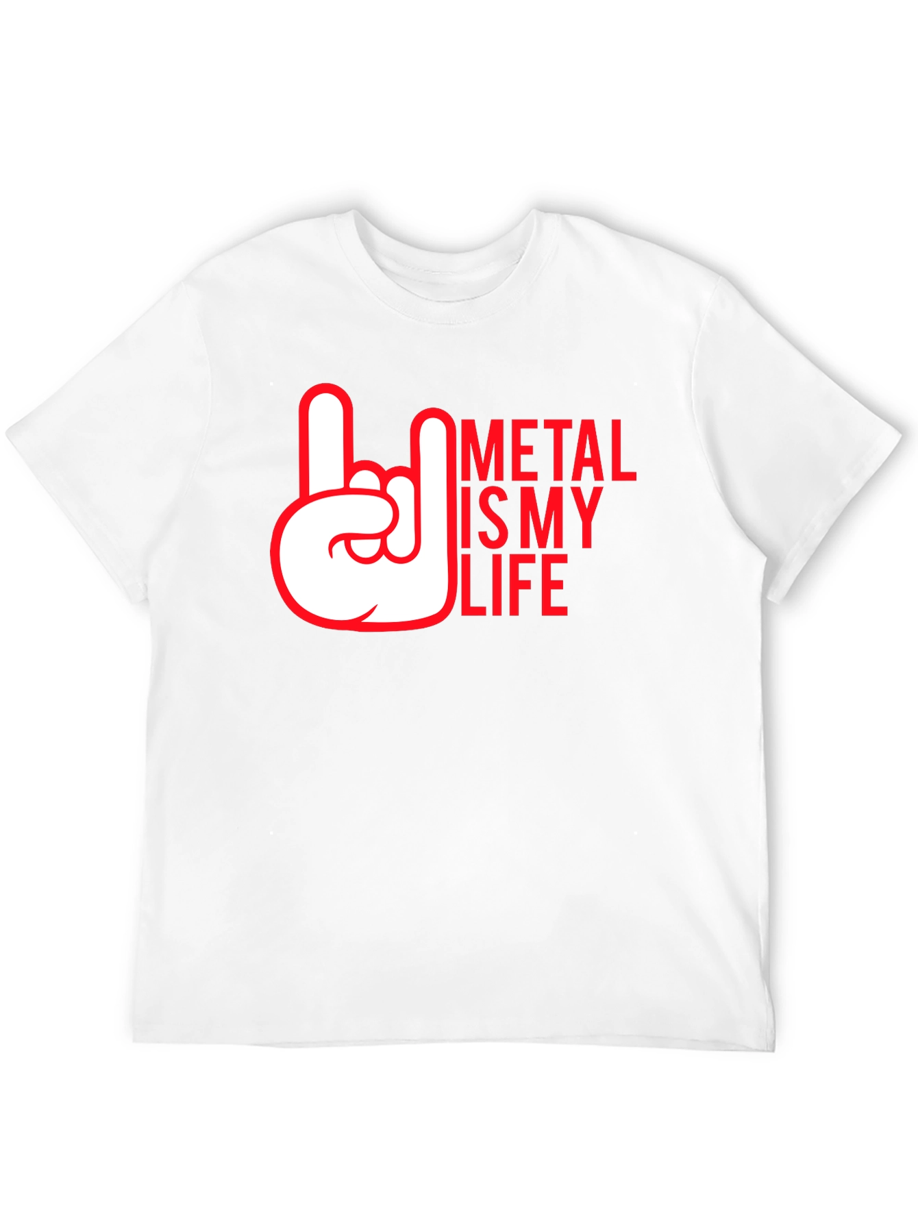 Metal is My Life Graphic Tee - Rock On!
