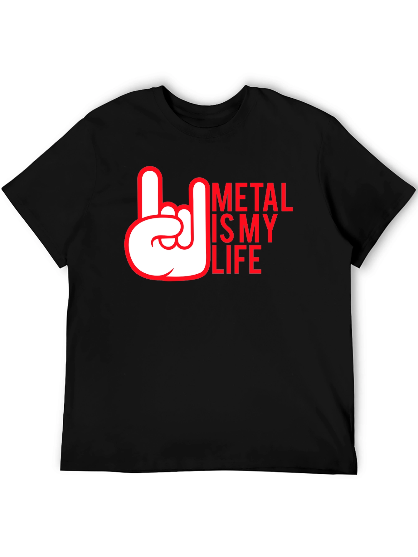 Metal is My Life Graphic Tee - Rock On!