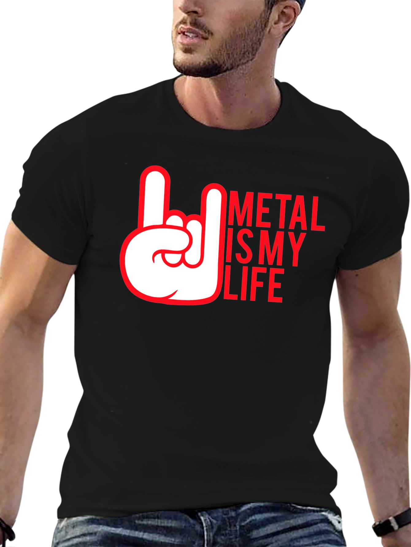 Metal is My Life Graphic Tee - Rock On!